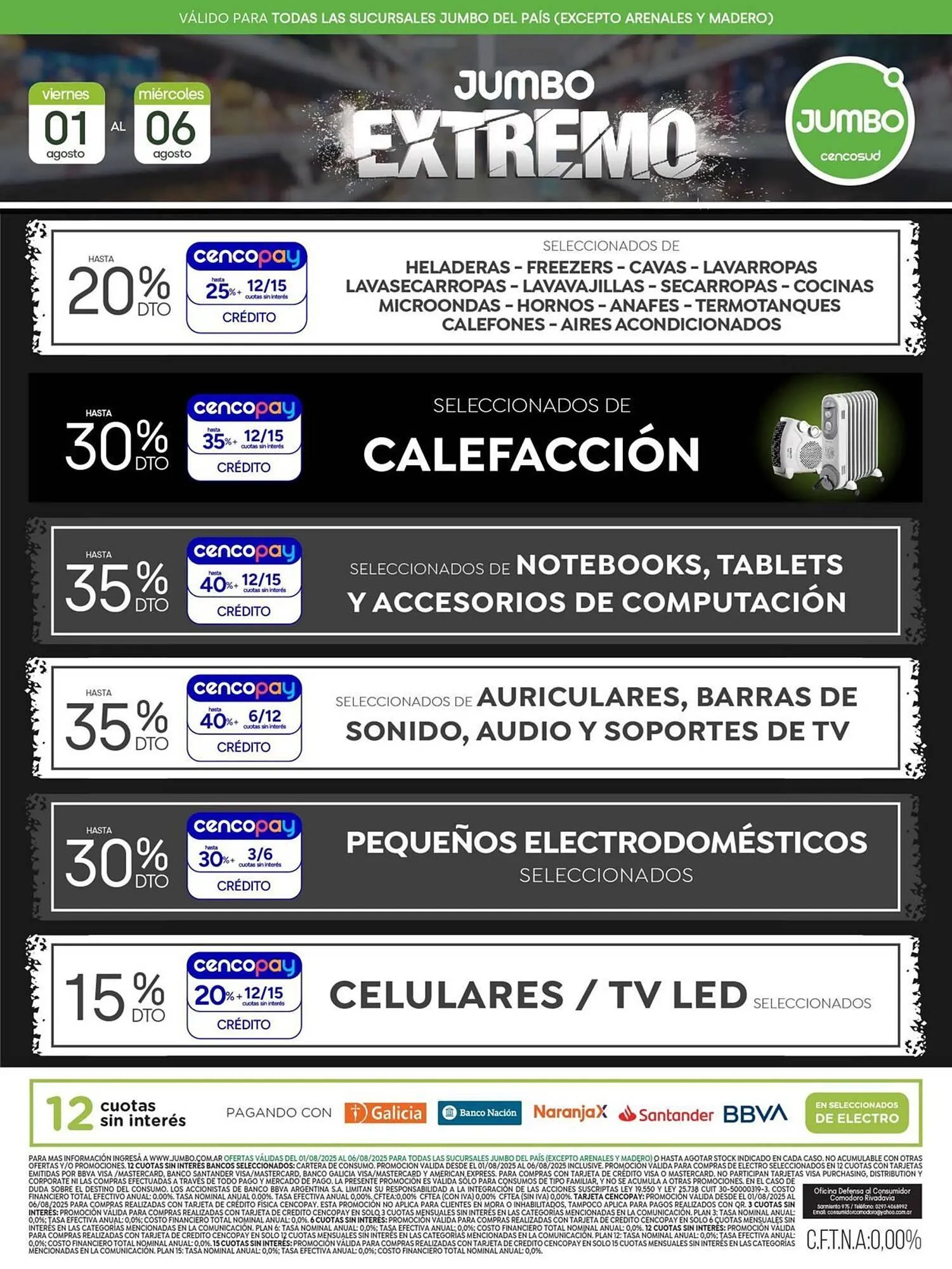 Ofertas de Catálogo Jumbo 1 de agosto al 6 de agosto 2025 - Página 1 del catálogo