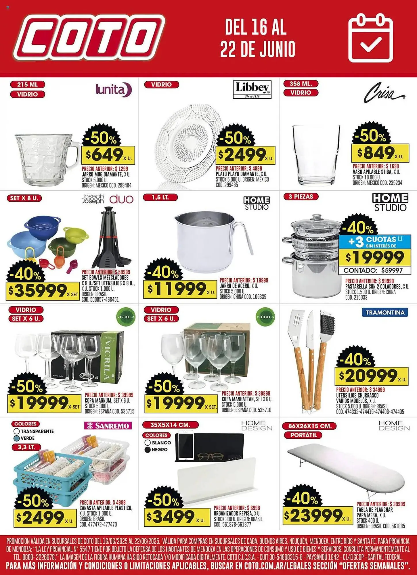 Ofertas de Catálogo Coto 16 de junio al 22 de junio 2025 - Página 1 del catálogo