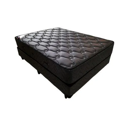COLCHON Y SOMMIER RESORTES EXTRABLACK 160×190 MEGA OFERTA CONTADO $599.900