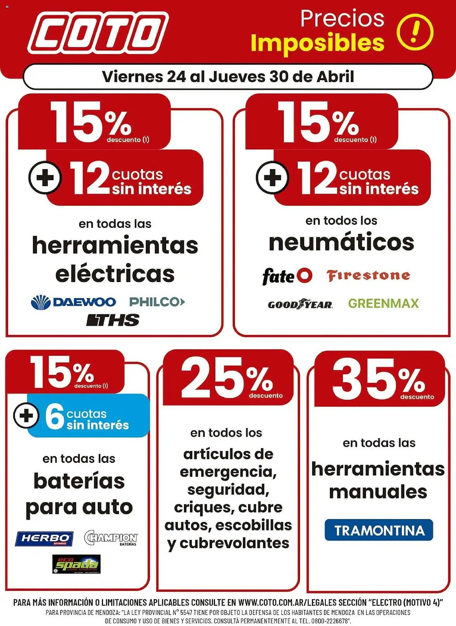 Ofertas de Catálogo Coto 24 de abril al 1 de mayo 2026 - Página 1 del catálogo