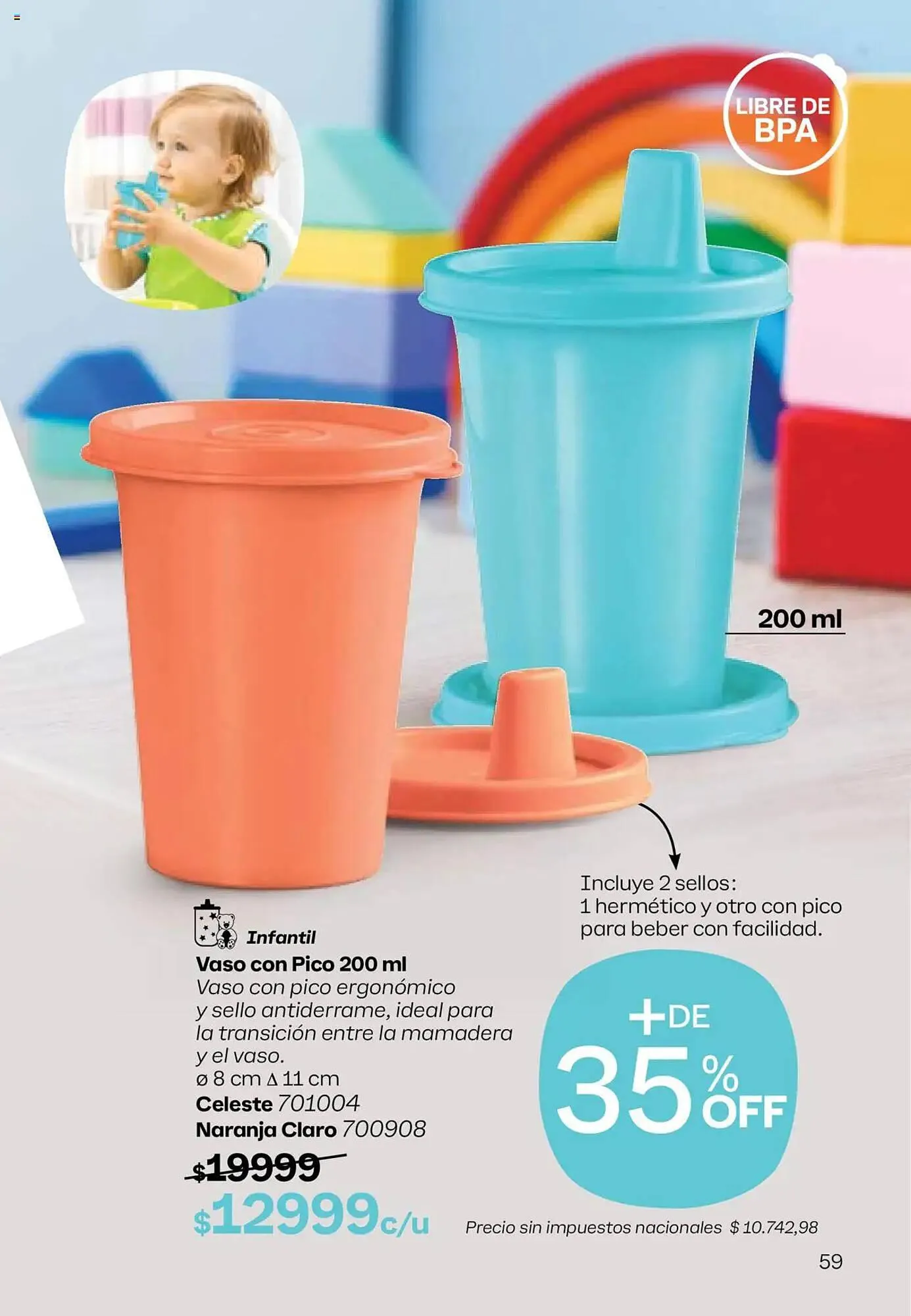 Ofertas de Folleto Tupperware 13 de octubre al 3 de noviembre 2025 - Página 60 del catálogo
