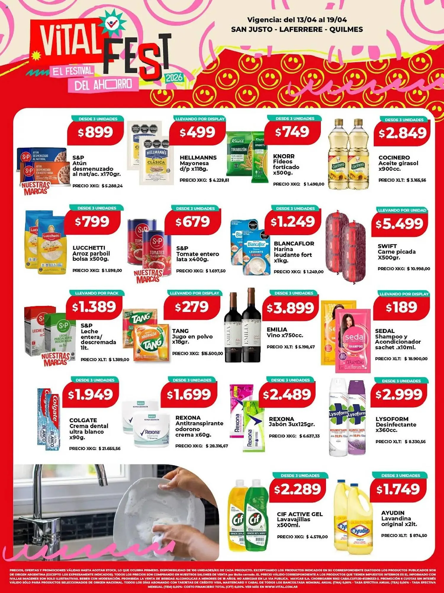 Ofertas de Catálogo Supermayorista Vital 13 de abril al 19 de abril 2026 - Página 1 del catálogo