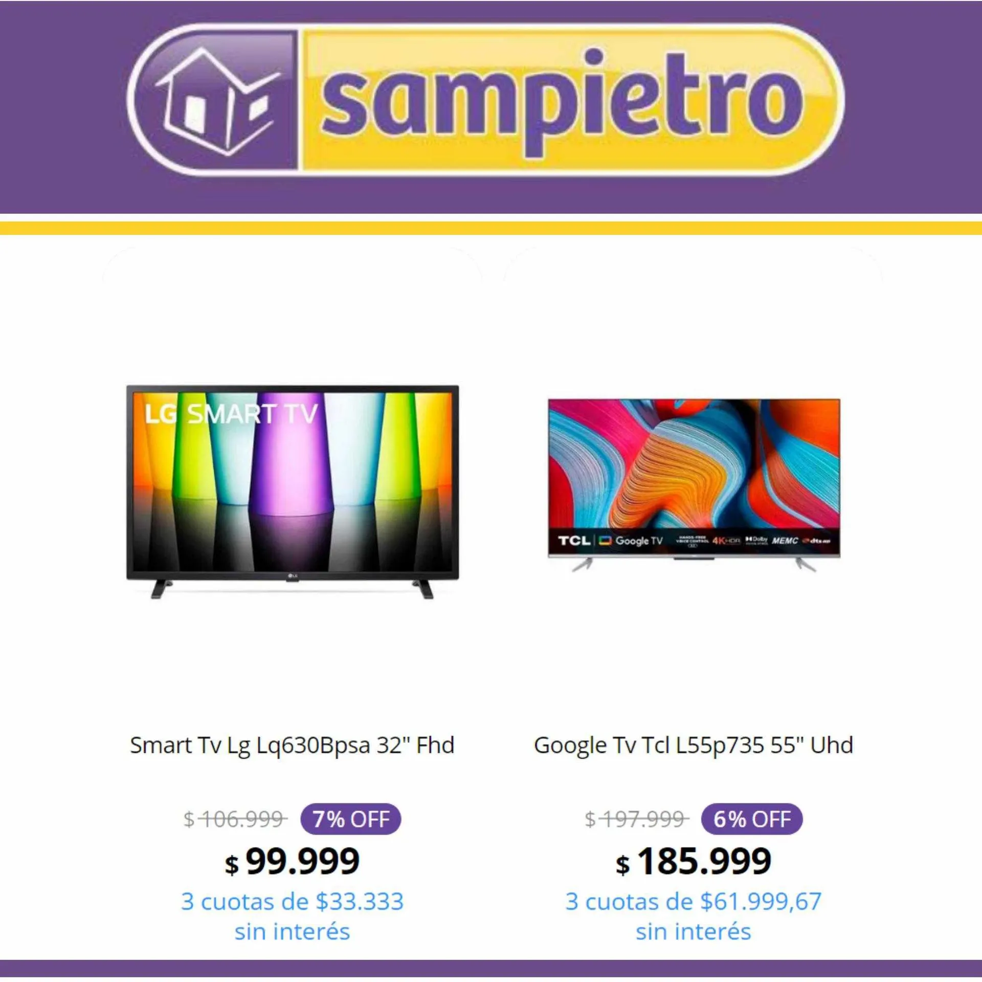 Ofertas de Catálogo Sampietro 1 de agosto al 28 de agosto 2023 - Página 7 del catálogo