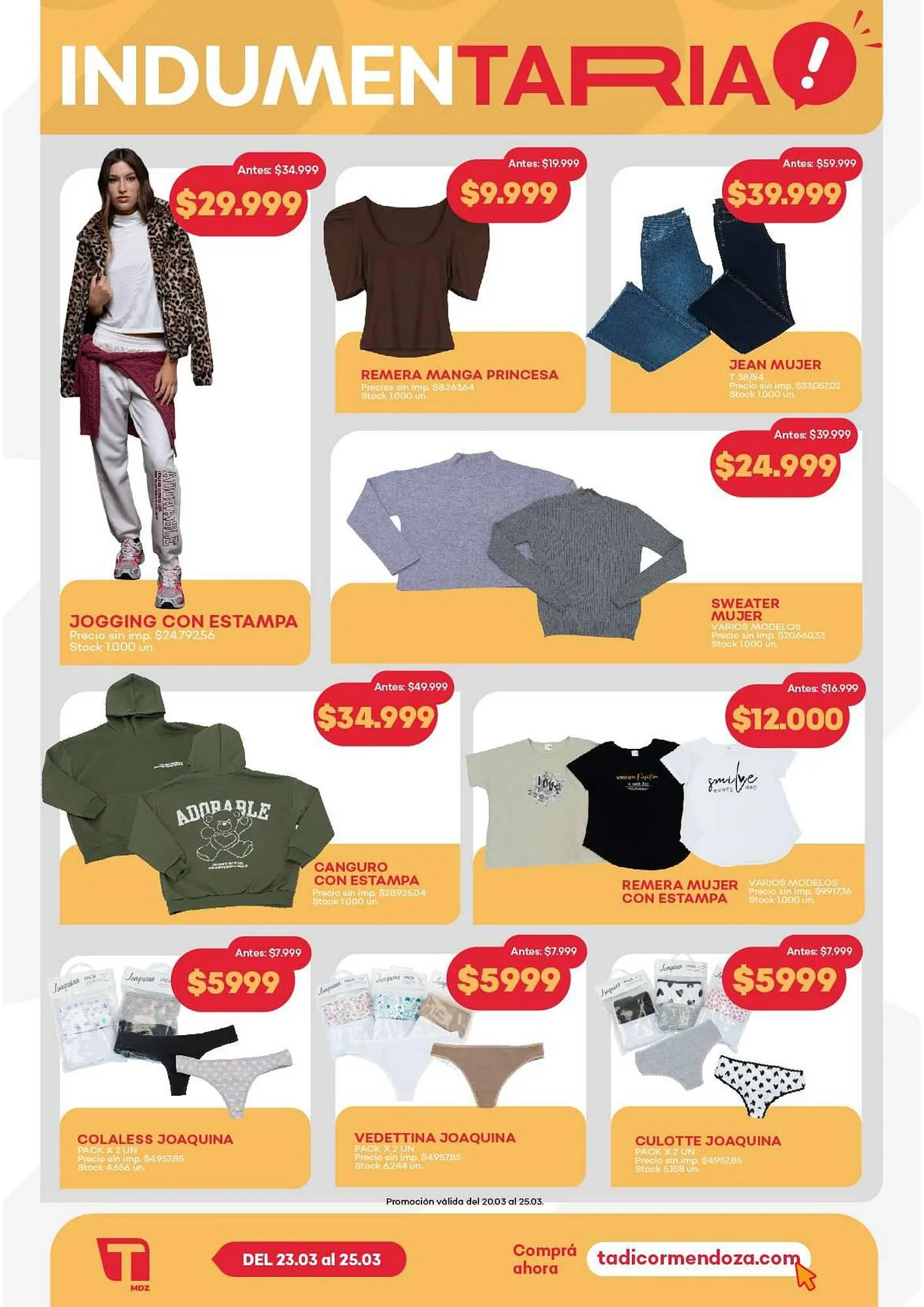 Ofertas de Catálogo Supermercados Tadicor 20 de marzo al 1 de abril 2025 - Página 11 del catálogo