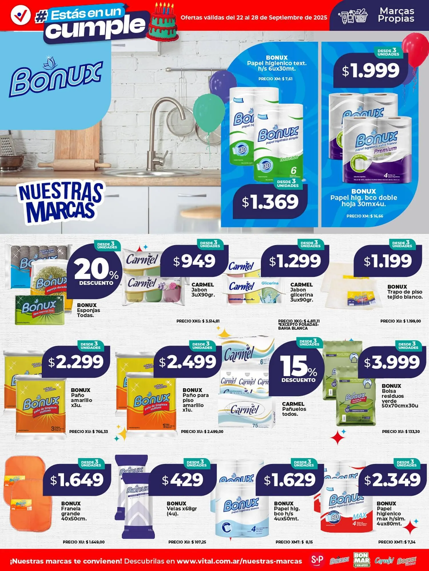 Ofertas de Catálogo Supermayorista Vital 22 de septiembre al 28 de septiembre 2025 - Página 2 del catálogo