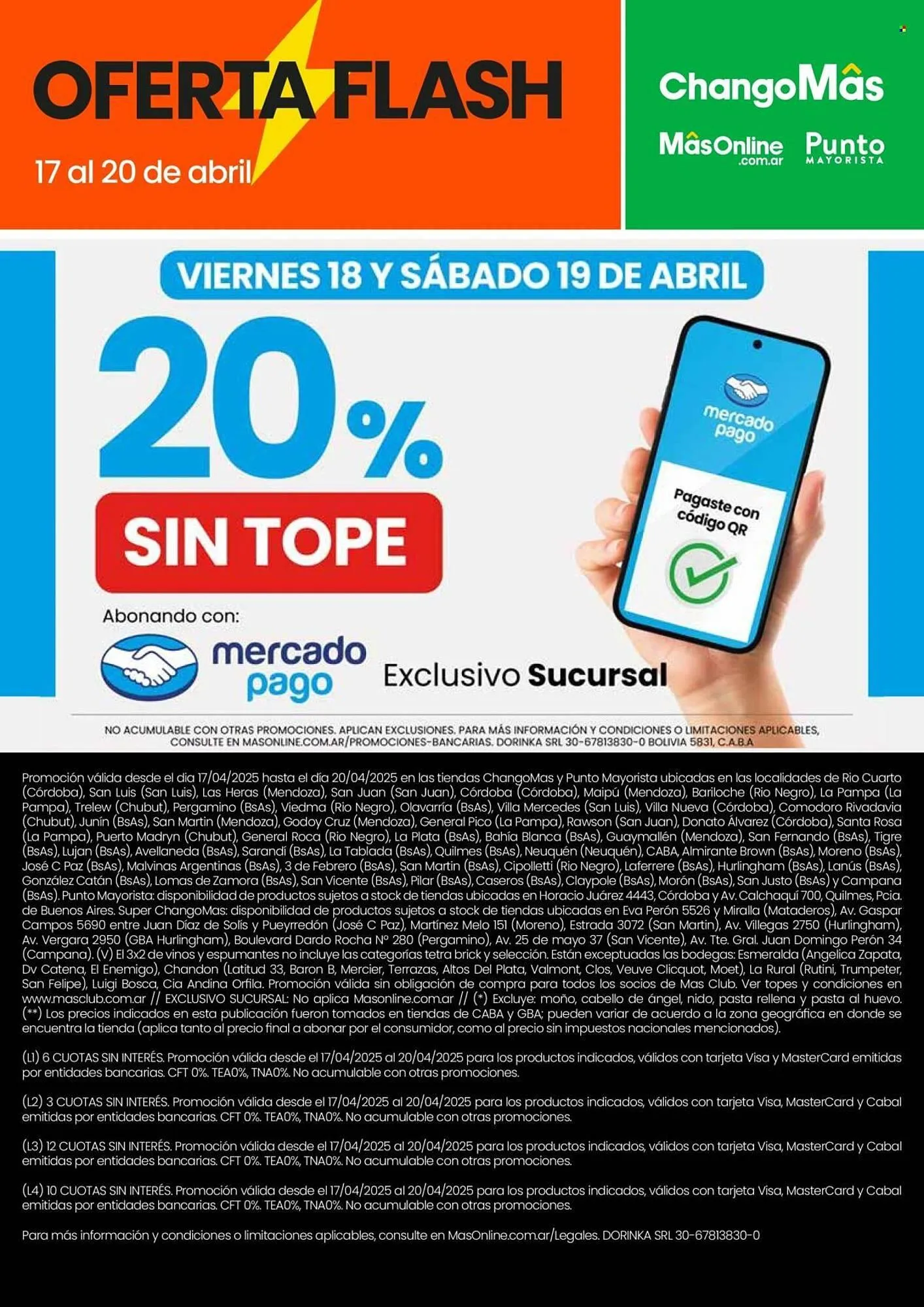 Ofertas de Catálogo Changomas 17 de abril al 20 de abril 2025 - Página 6 del catálogo