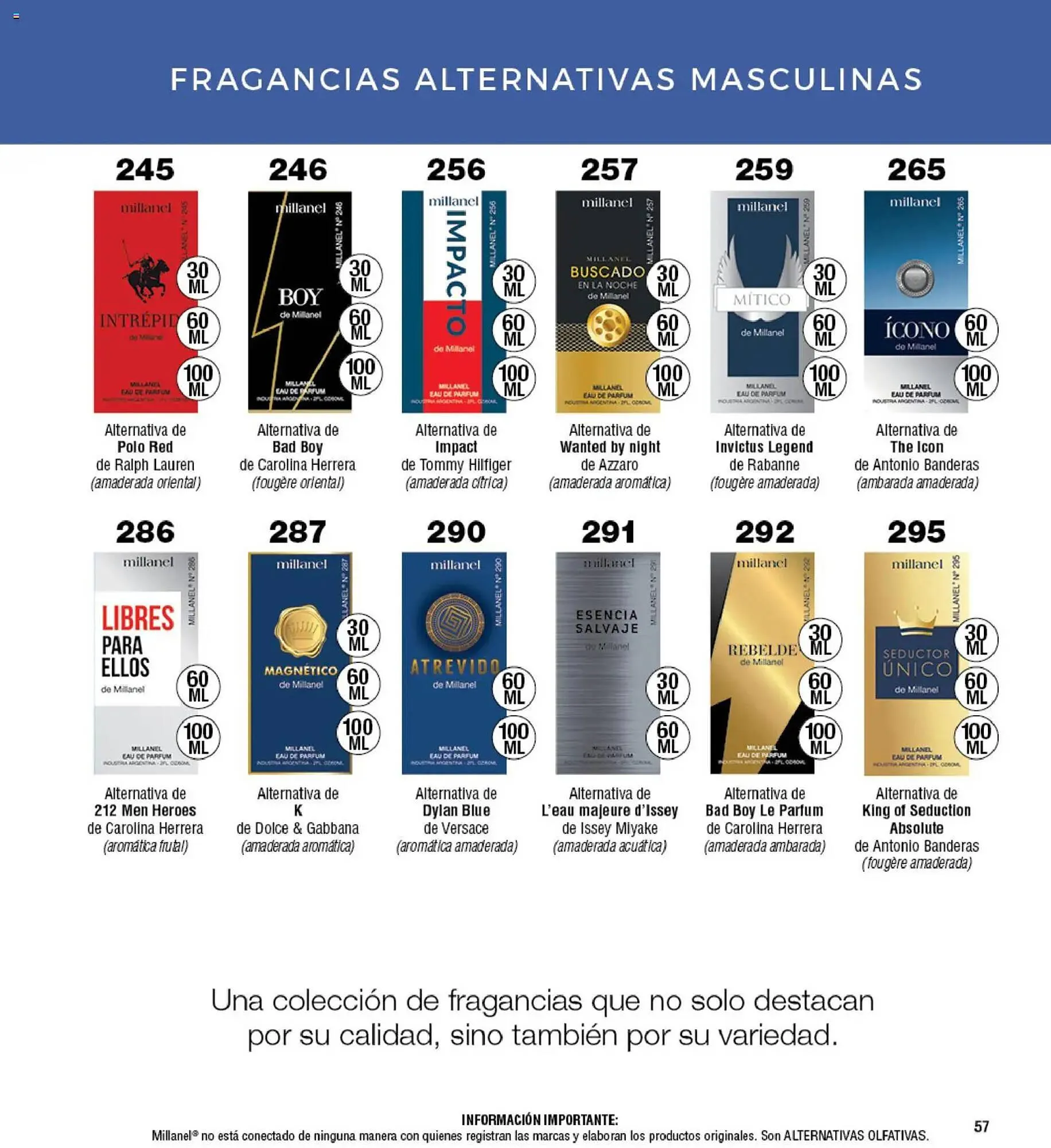 Ofertas de Catálogo Millanel Cosmética 2 de marzo al 29 de marzo 2026 - Página 57 del catálogo