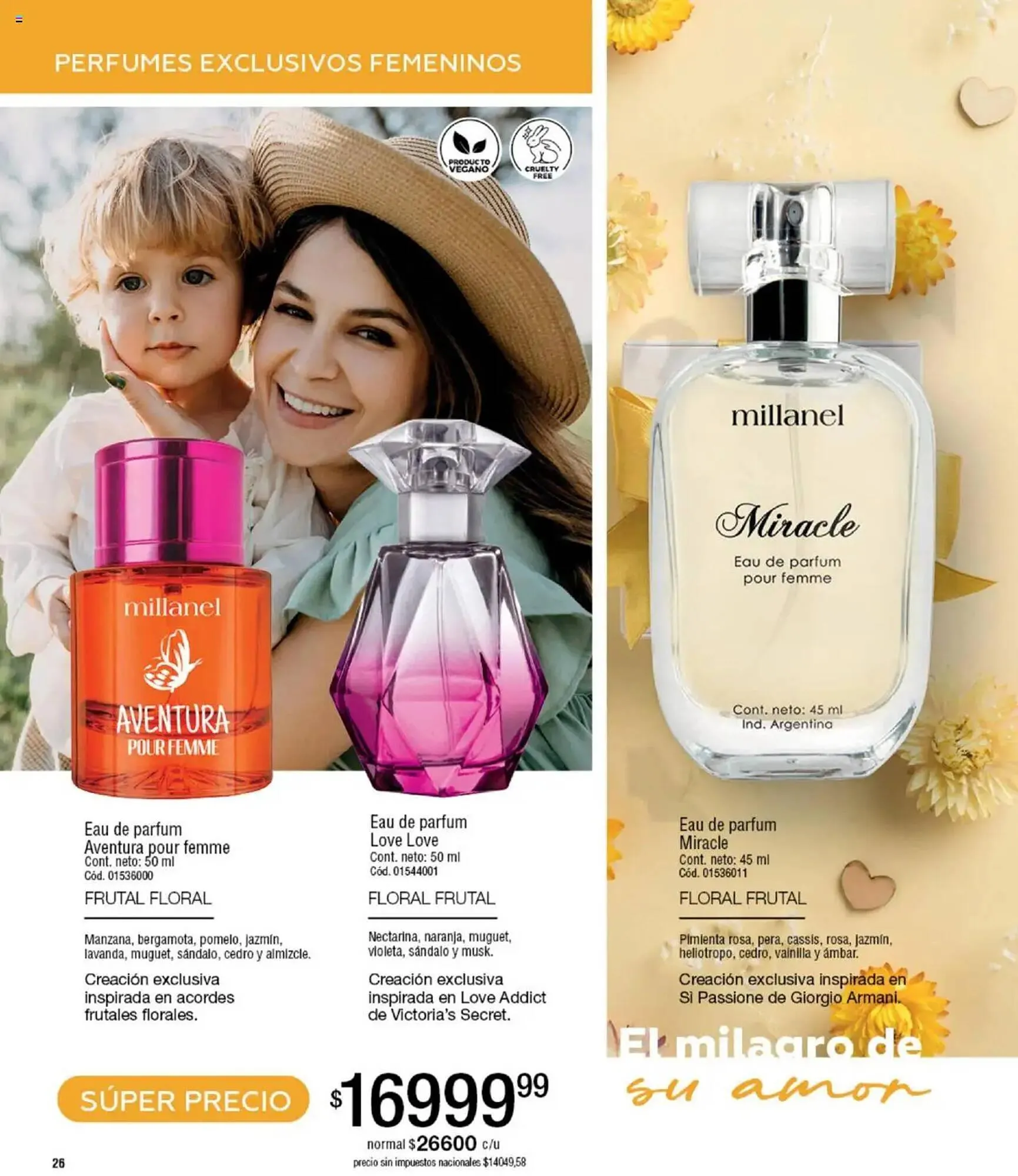 Ofertas de Catálogo Millanel Cosmética 15 de septiembre al 20 de octubre 2025 - Página 26 del catálogo