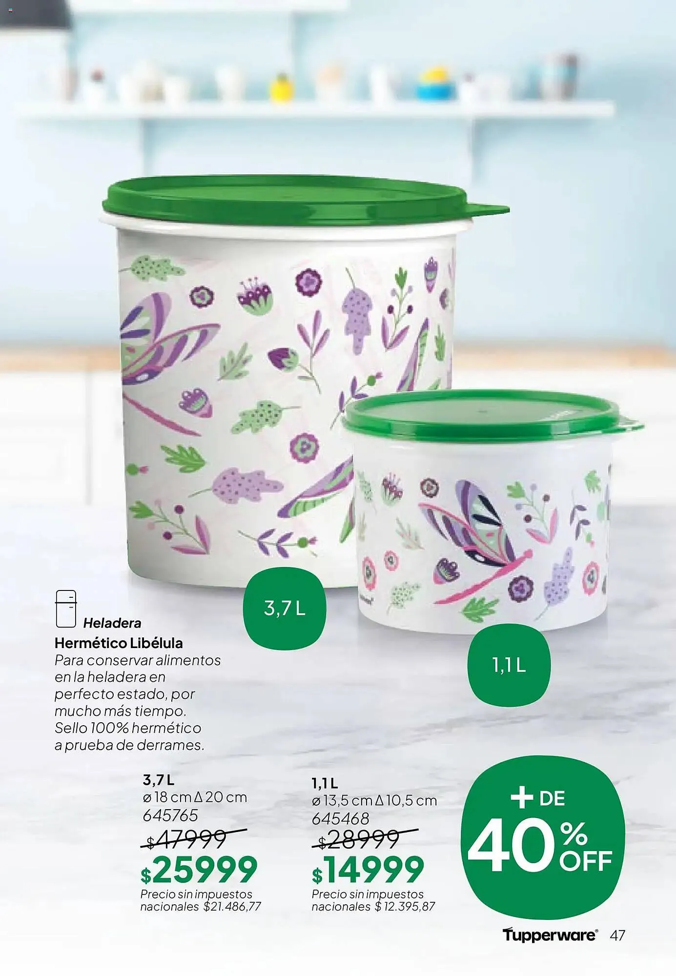 Ofertas de Folleto Tupperware 24 de noviembre al 31 de diciembre 2025 - Página 48 del catálogo
