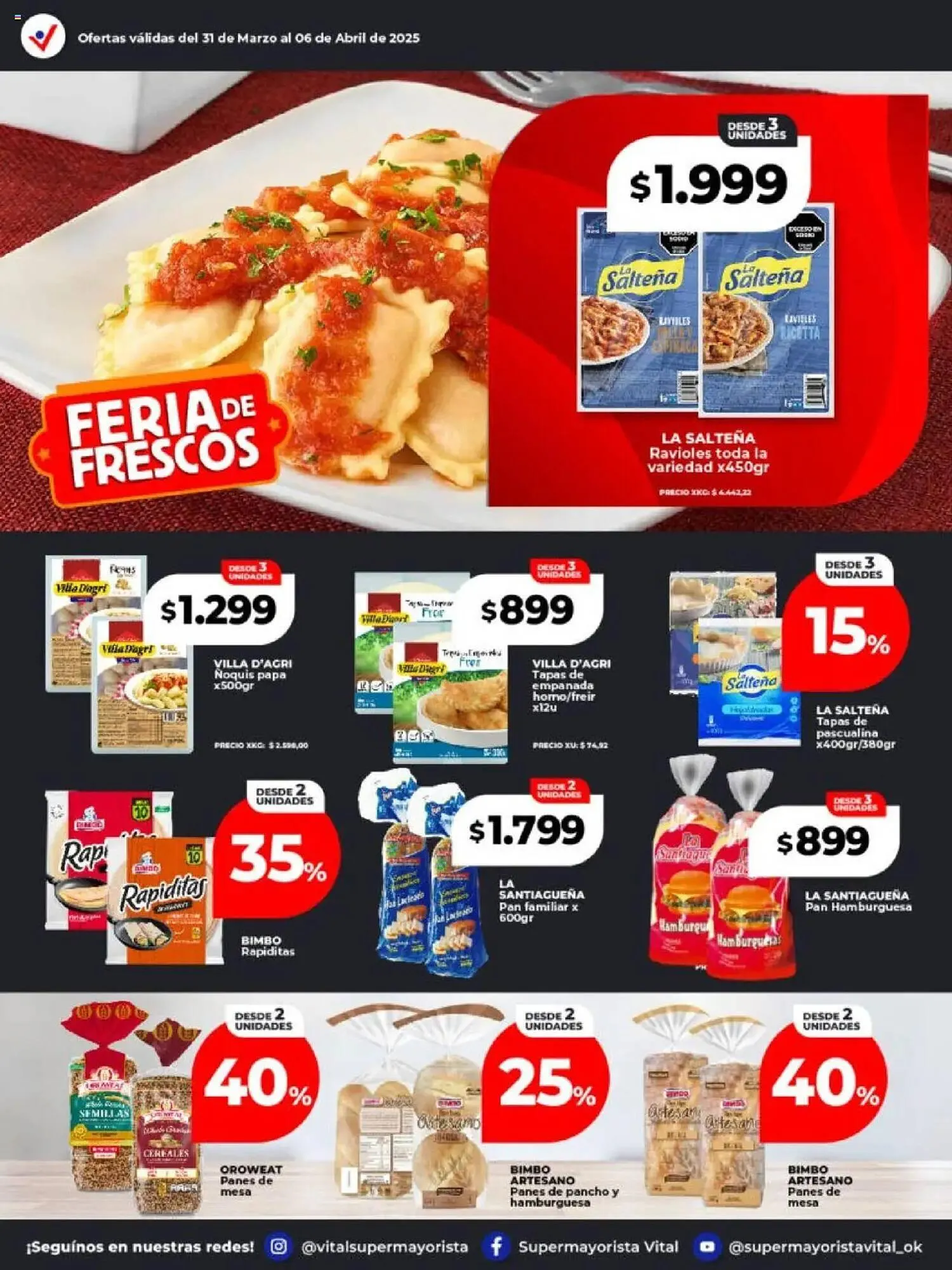 Ofertas de Catálogo Supermayorista Vital 31 de marzo al 6 de abril 2025 - Página 30 del catálogo