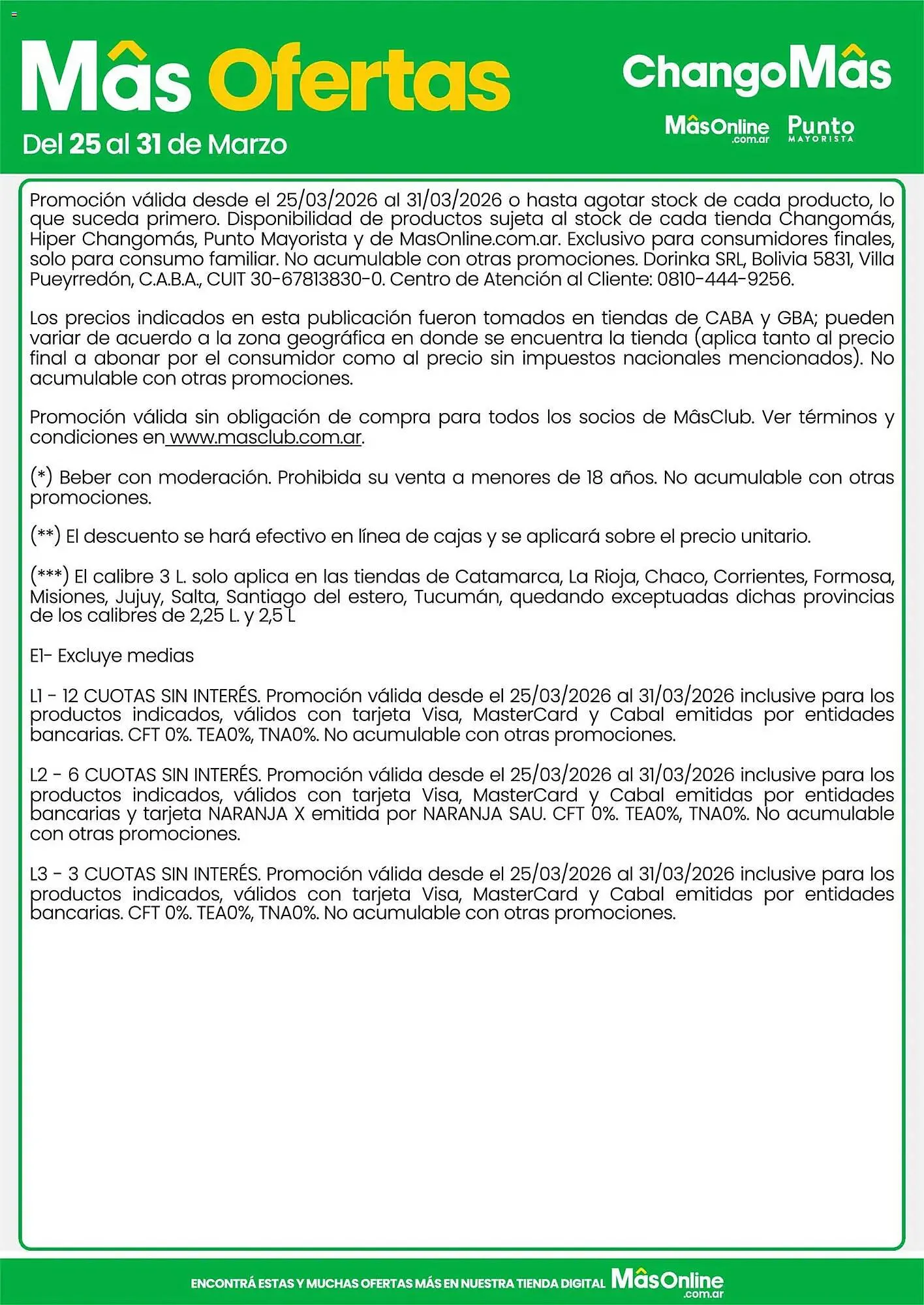 Ofertas de Catálogo Punto Mayorista 25 de marzo al 31 de marzo 2026 - Página 13 del catálogo
