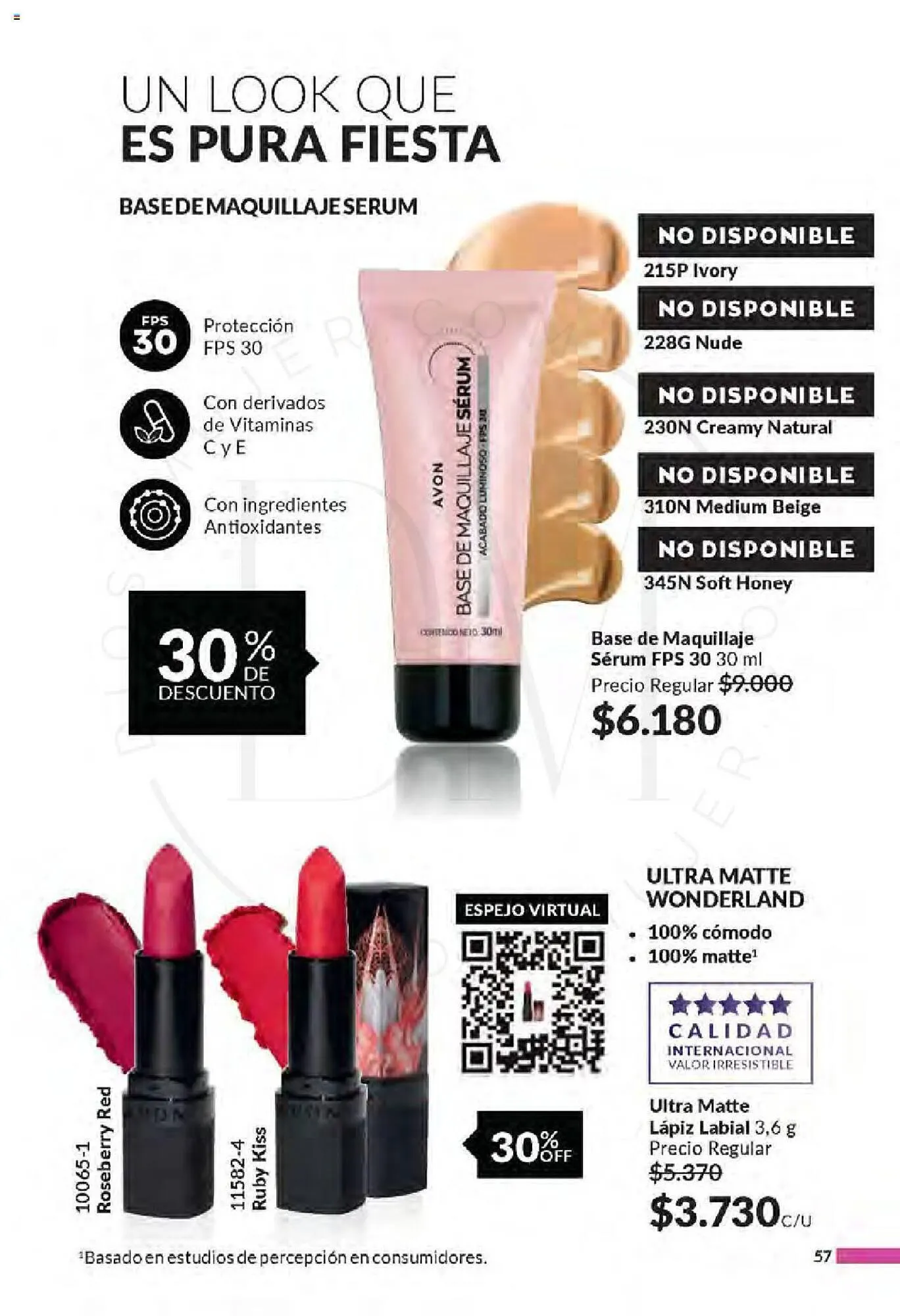 Ofertas de Catálogo Avon 30 de noviembre al 13 de diciembre 2023 - Página 57 del catálogo