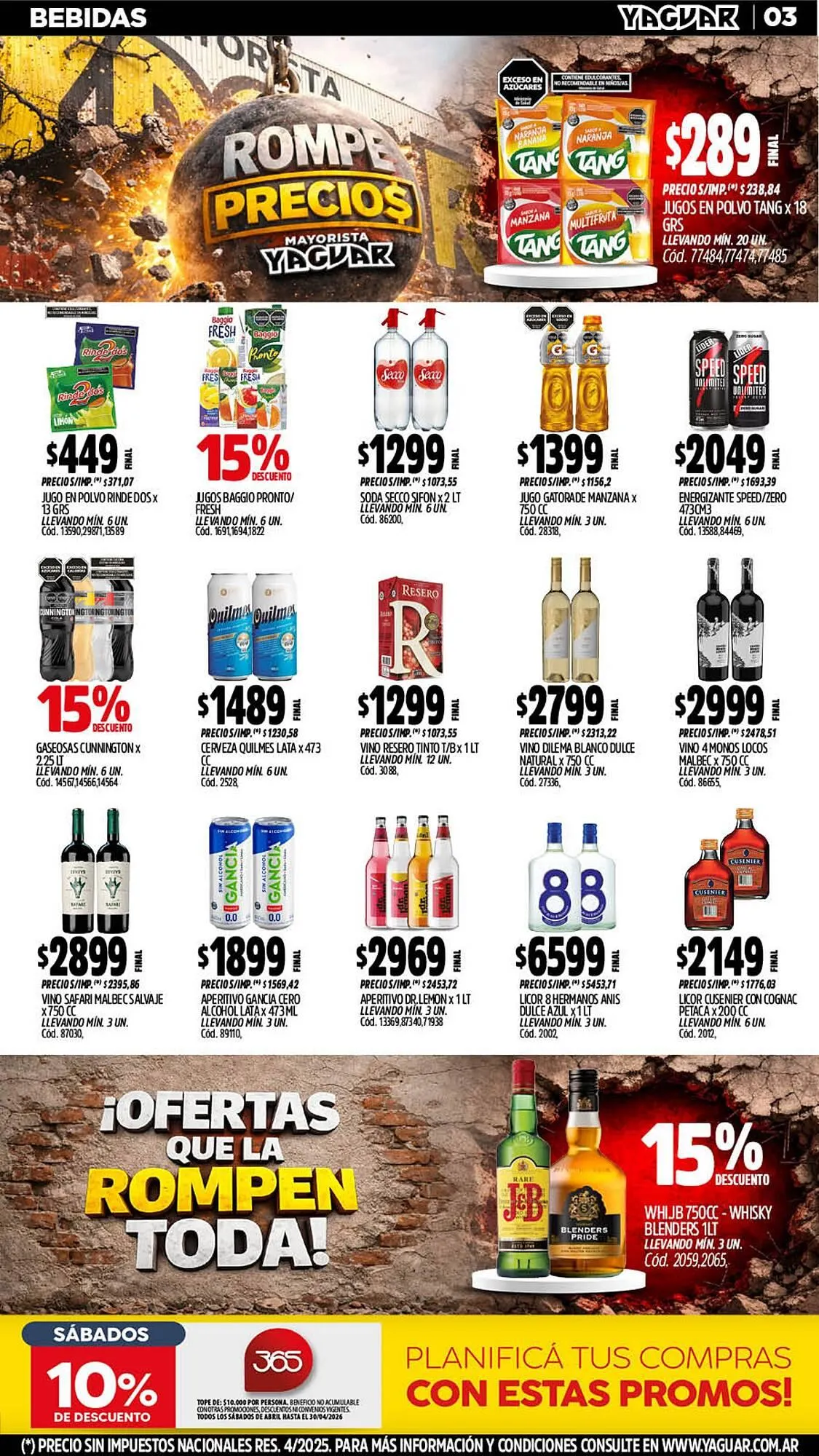 Ofertas de Catálogo Supermercados Yaguar 27 de abril al 3 de mayo 2026 - Página 3 del catálogo