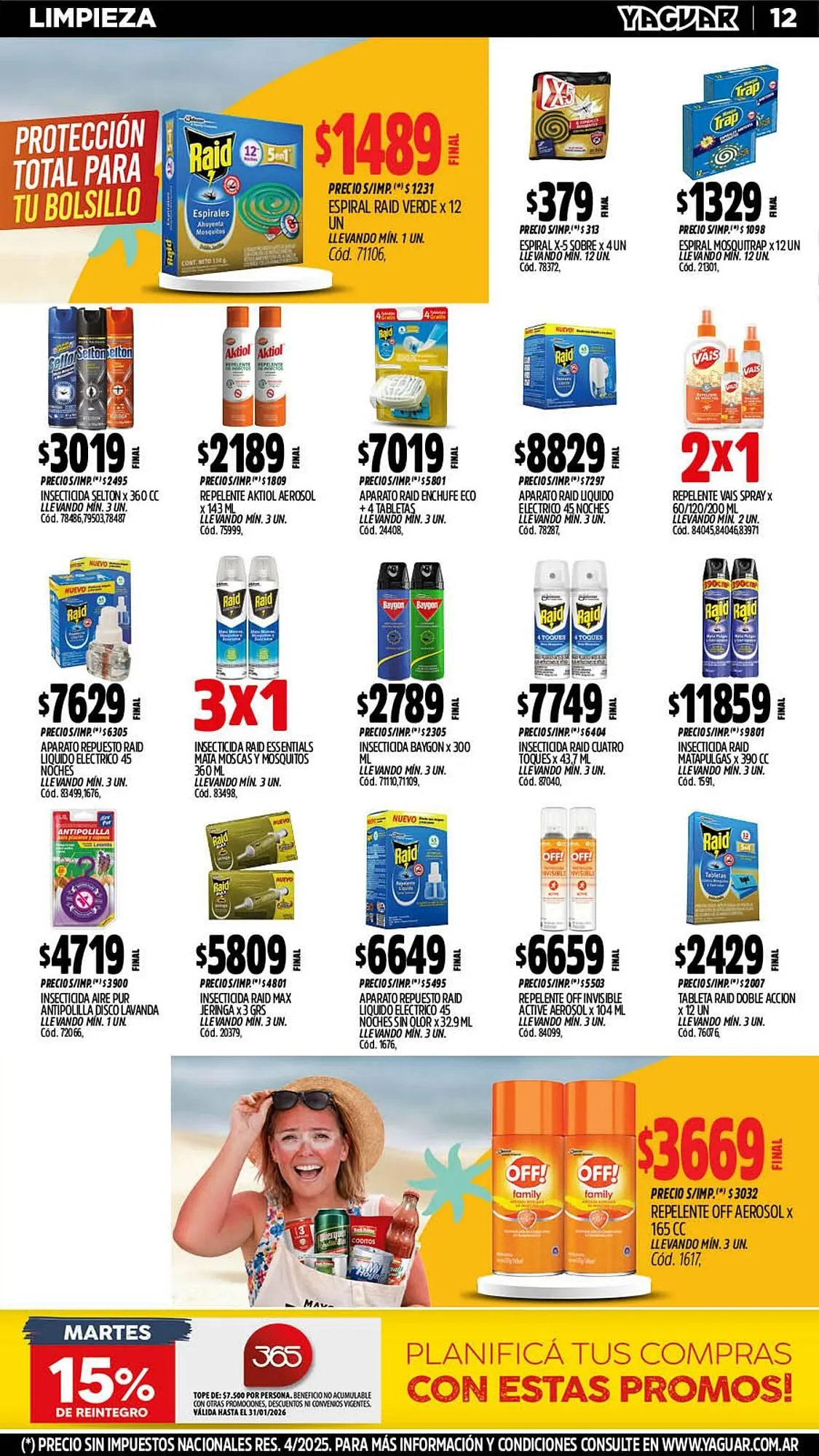 Ofertas de Catálogo Supermercados Yaguar 5 de enero al 11 de enero 2026 - Página 12 del catálogo