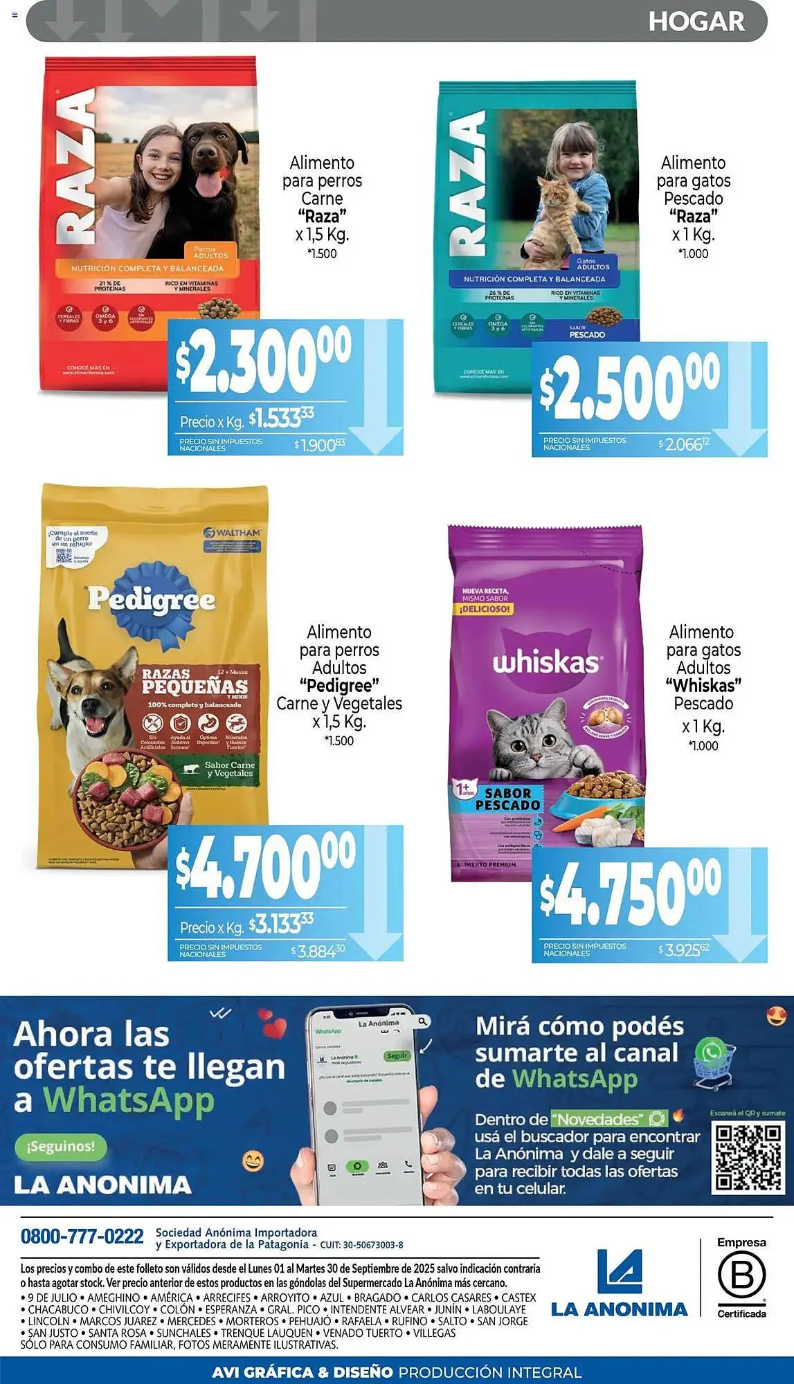 Ofertas de Catálogo La Anonima 1 de septiembre al 30 de septiembre 2025 - Página 10 del catálogo