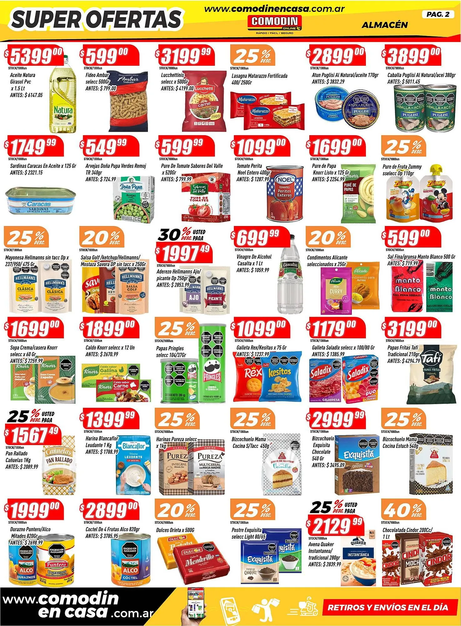 Ofertas de Catálogo Supermercados Comodin 16 de marzo al 19 de marzo 2026 - Página 2 del catálogo