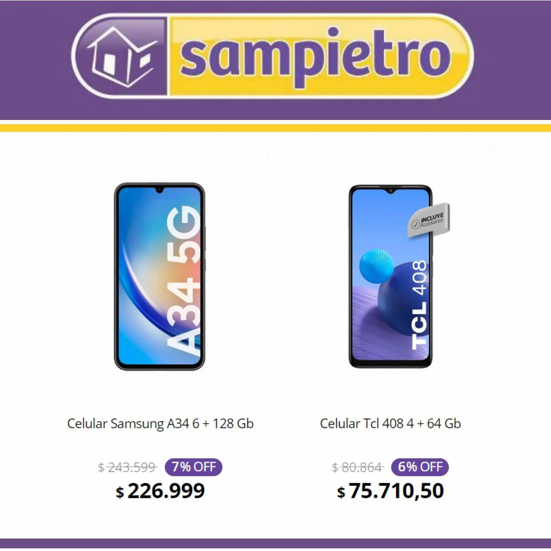 Ofertas de Catálogo Sampietro 29 de agosto al 14 de septiembre 2023 - Página 3 del catálogo
