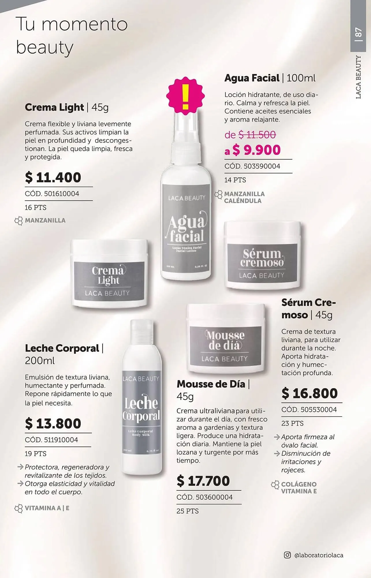 Ofertas de Catálogo Laboratorio LACA 8 de mayo al 31 de mayo 2025 - Página 87 del catálogo
