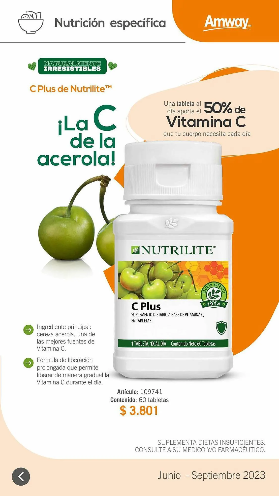 Ofertas de Catálogo Amway 1 de julio al 30 de septiembre 2023 - Página 10 del catálogo