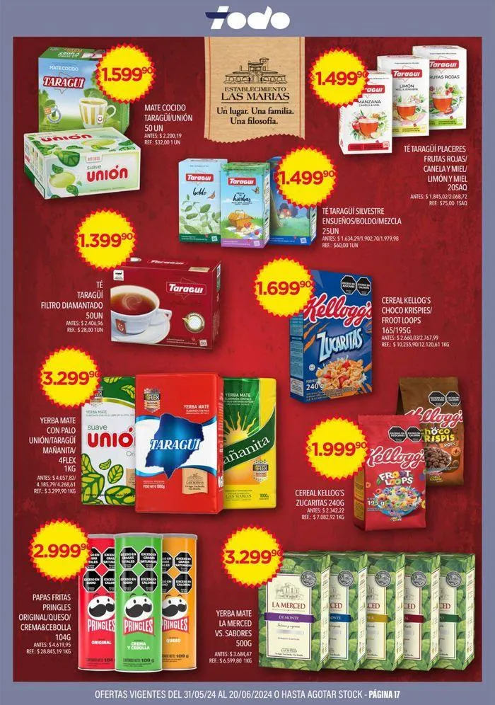 Ofertas de Catálogo Supermercados Todo 31 de mayo al 20 de junio 2024 - Página 17 del catálogo
