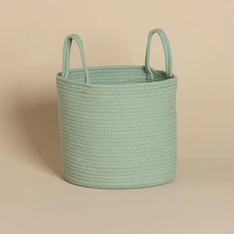 Contenedor Redondo con Manijas Liso Mediano