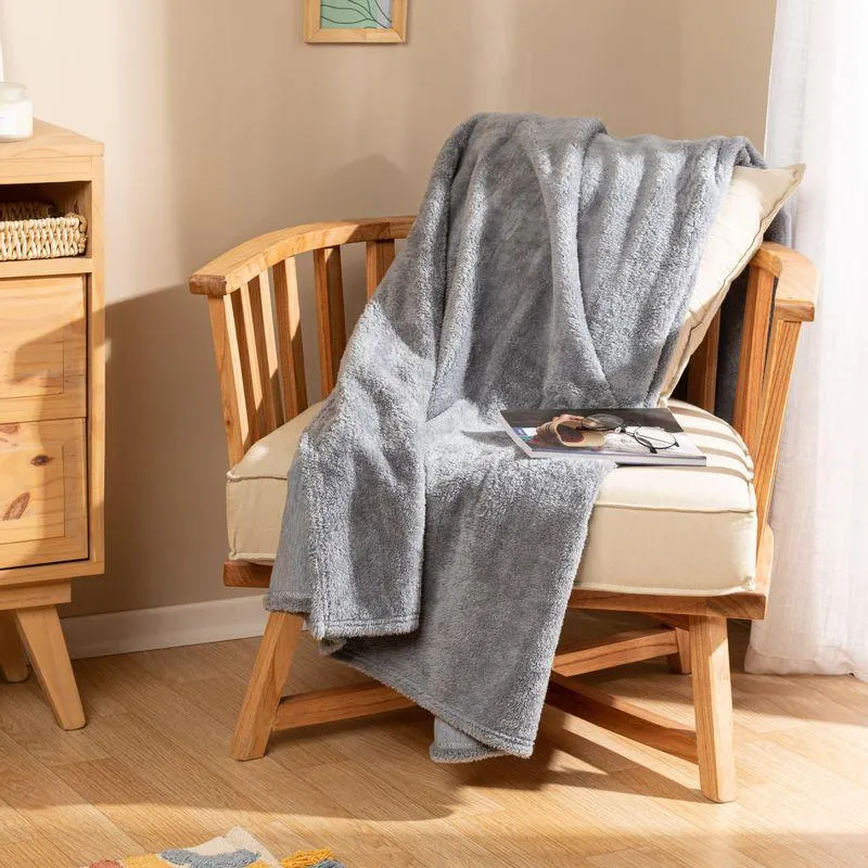 Manta Pie de Cama Coral Fleece