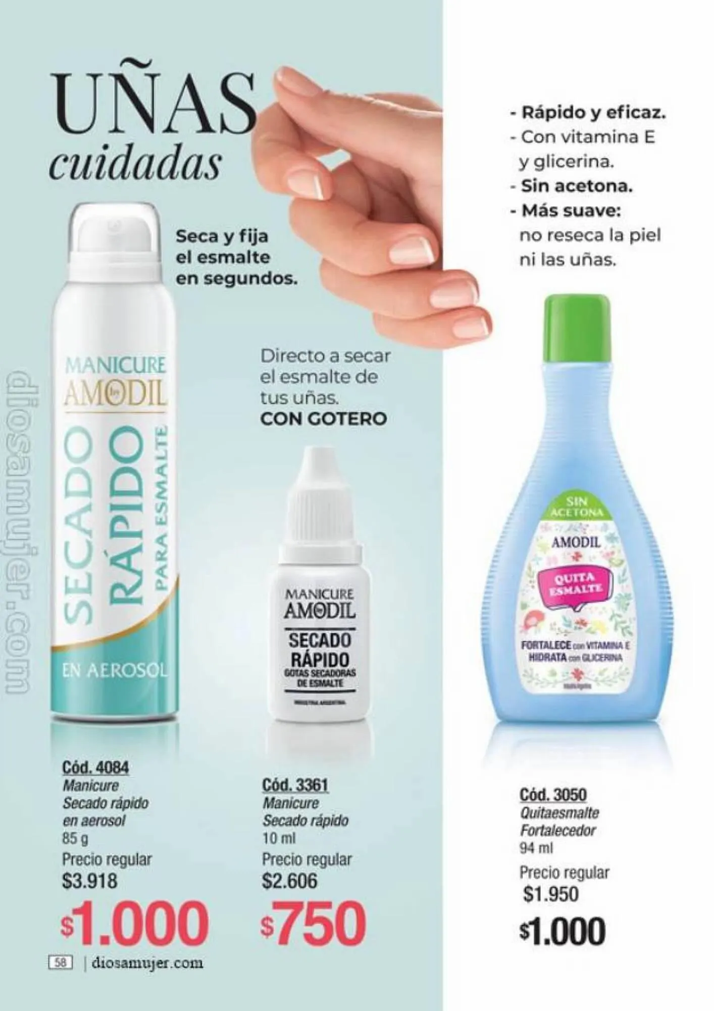 Ofertas de Catálogo Amodil 6 de septiembre al 10 de octubre 2023 - Página 58 del catálogo