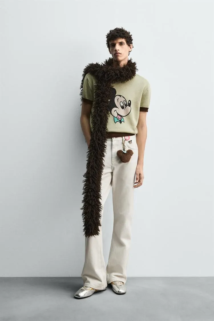 CAMISETA PUNTO MICKEY MOUSE HARRY LAMBERT FOR ZARA X DISNEY