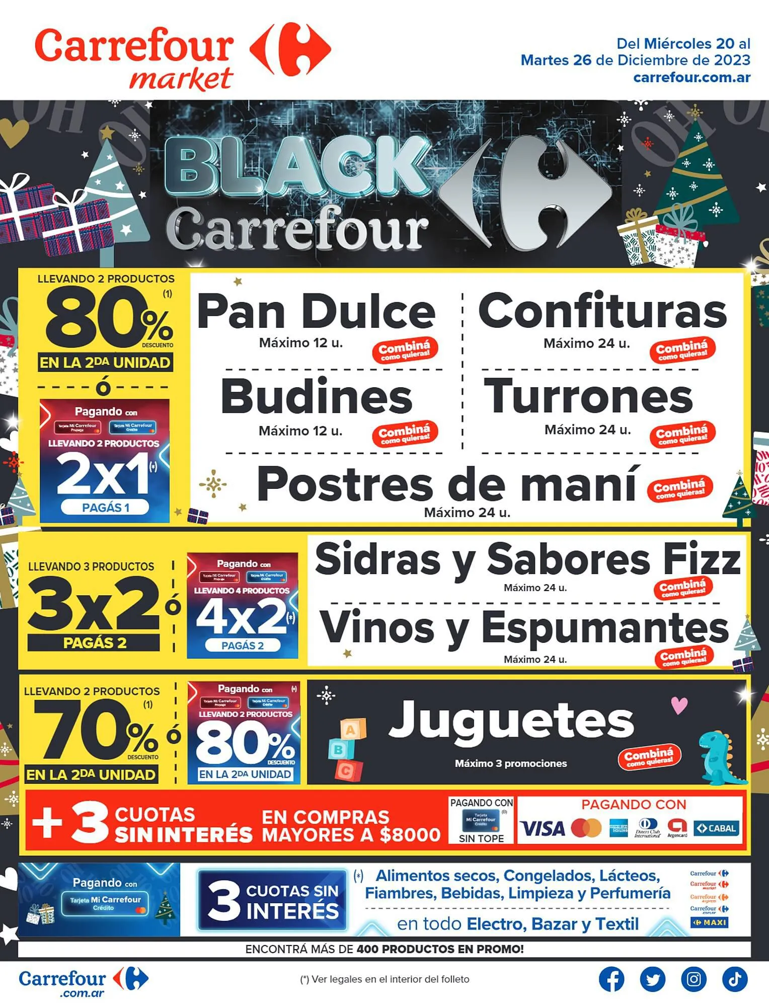 Ofertas de Catálogo Carrefour Market 20 de diciembre al 26 de diciembre 2023 - Página 1 del catálogo
