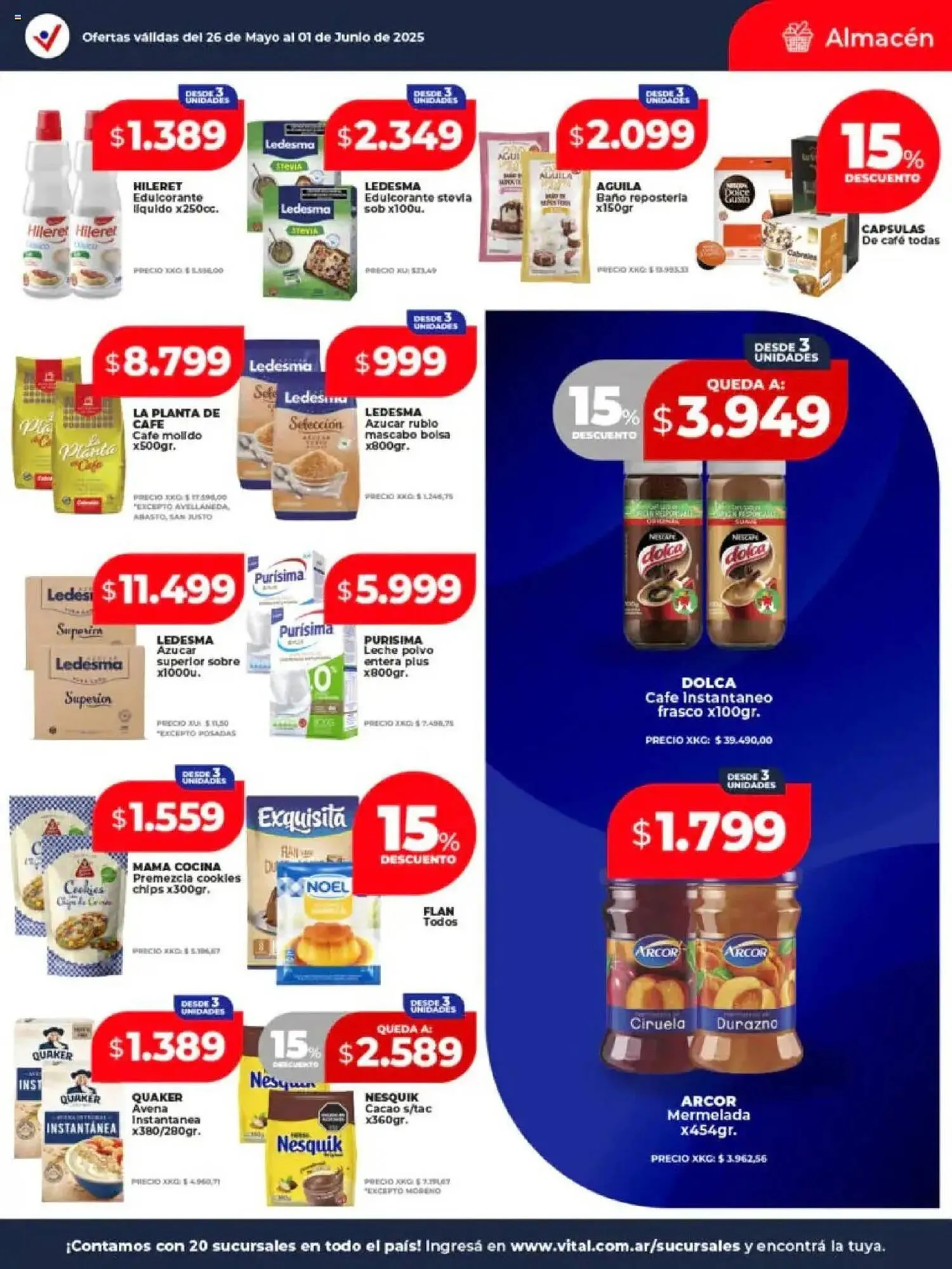 Ofertas de Catálogo Supermayorista Vital 26 de mayo al 2 de junio 2025 - Página 81 del catálogo