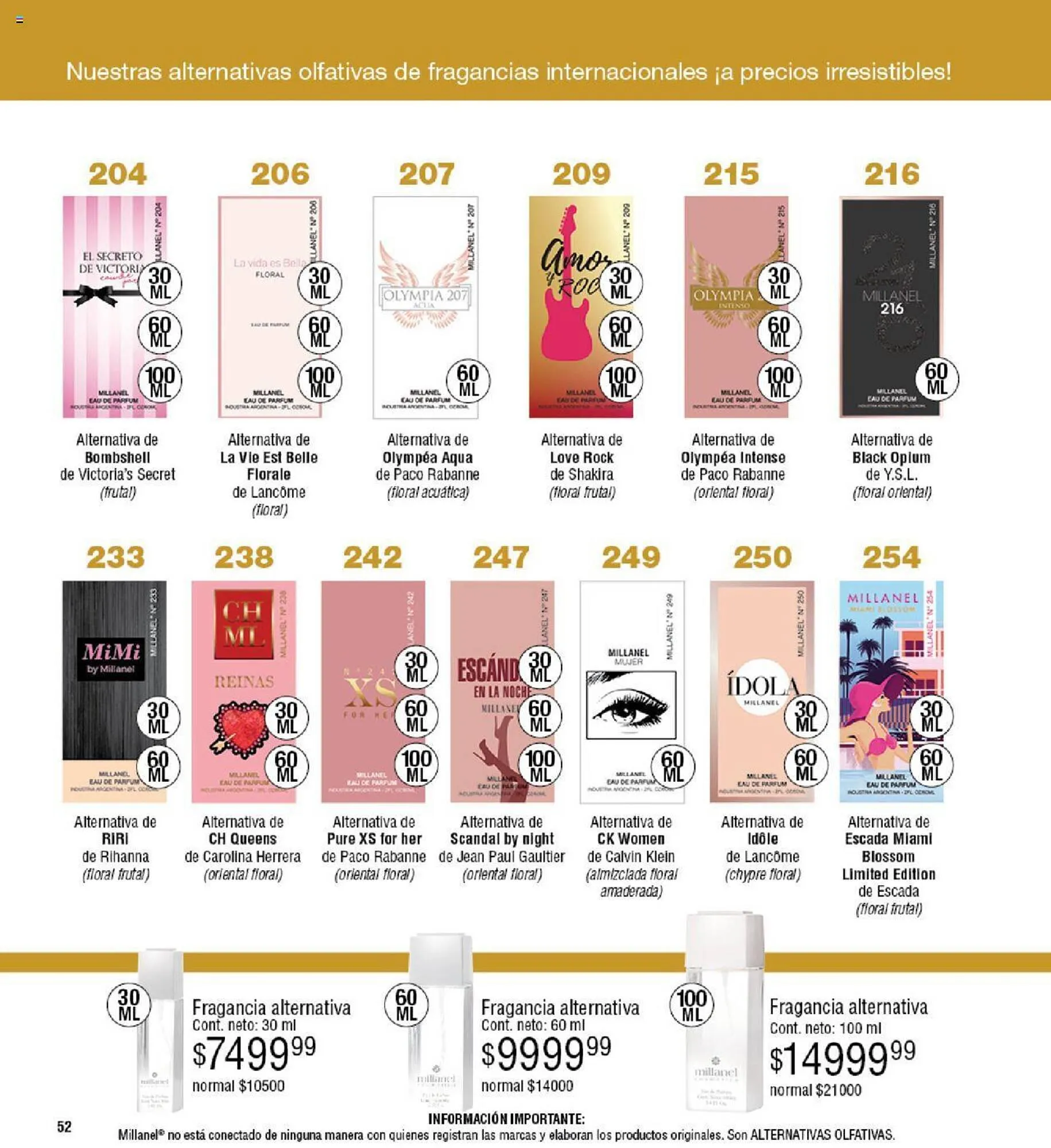 Ofertas de Catálogo Millanel Cosmética 11 de marzo al 7 de abril 2024 - Página 52 del catálogo