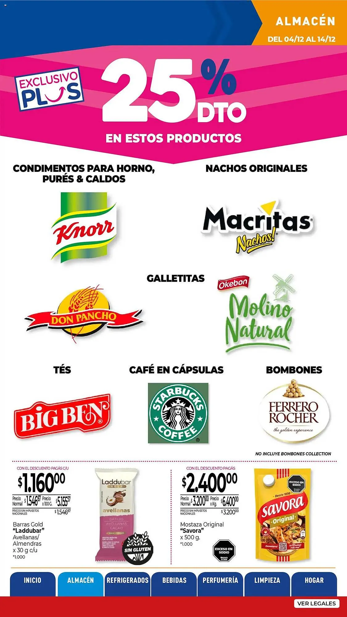 Ofertas de Catálogo La Anonima 4 de diciembre al 15 de diciembre 2025 - Página 14 del catálogo