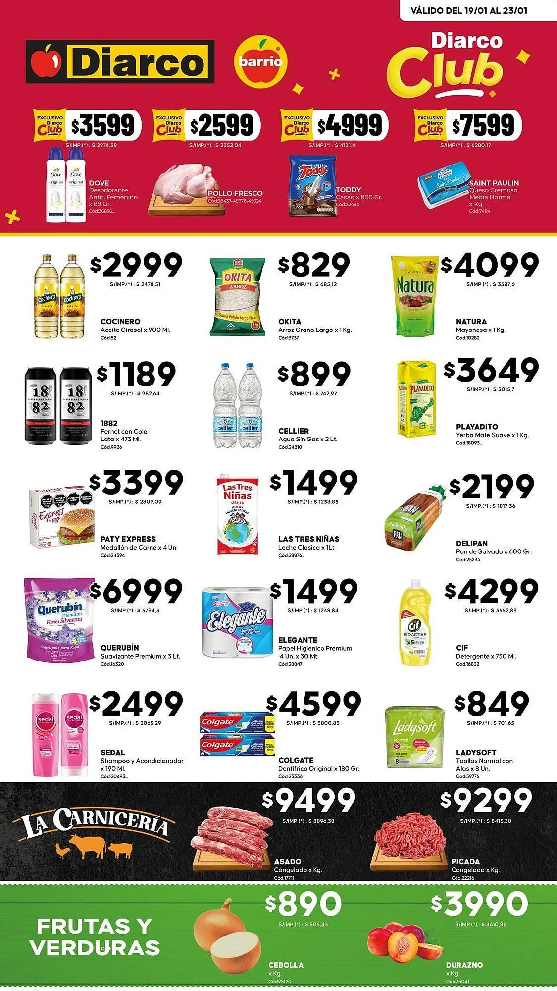 Ofertas de Catálogo Diarco 19 de enero al 23 de enero 2026 - Página 1 del catálogo