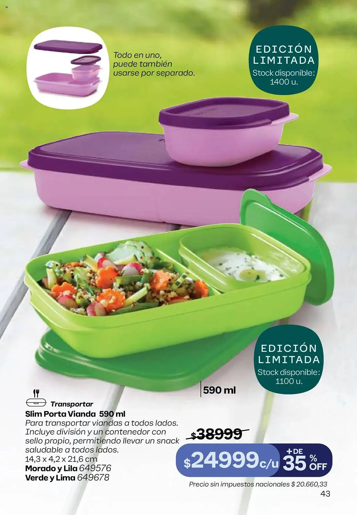 Ofertas de Catálogo Tupperware 29 de mayo al 12 de junio 2025 - Página 44 del catálogo