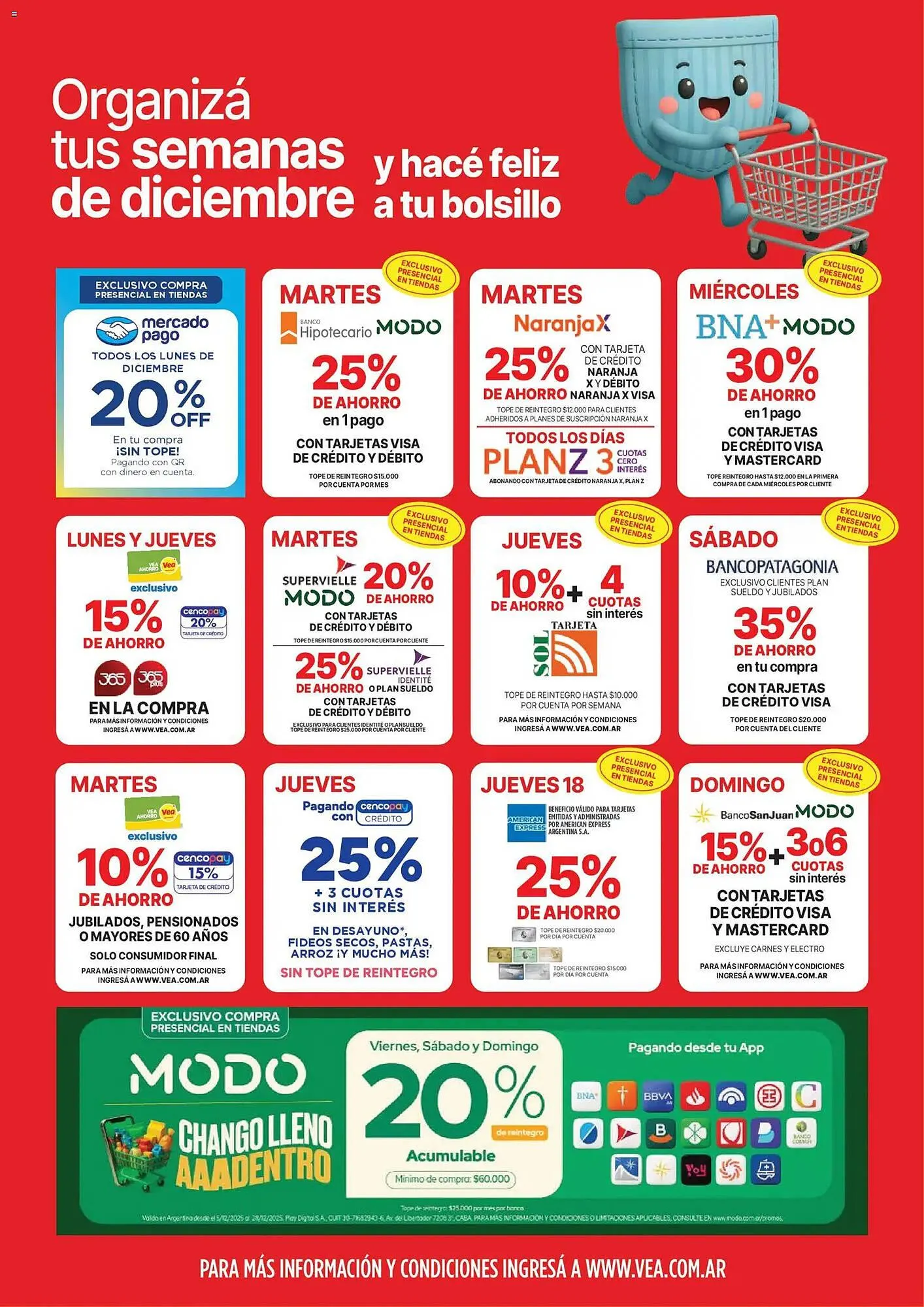Ofertas de Catálogo Supermercados Vea 12 de diciembre al 14 de diciembre 2025 - Página 8 del catálogo