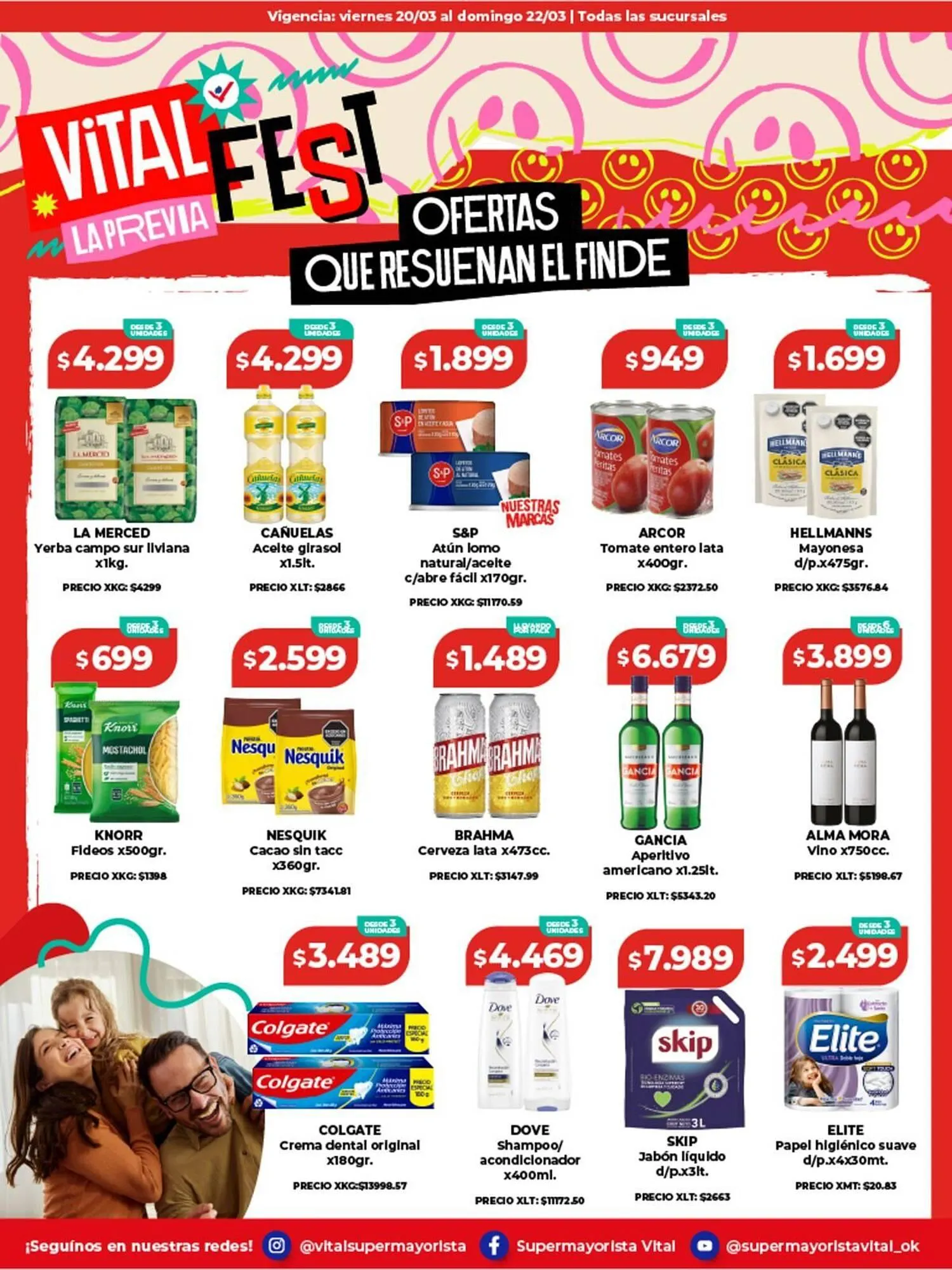 Ofertas de Catálogo Supermayorista Vital 20 de marzo al 22 de marzo 2026 - Página 1 del catálogo