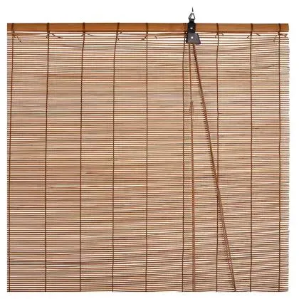 Cortina enrollable bambú madera 120 x 250 cm