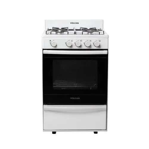 Cocina Volcan 87644V 55Cm Blanca Multigas Facil Limpieza