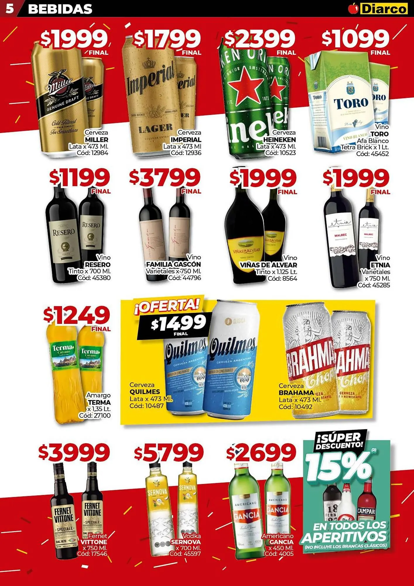 Ofertas de Catálogo Diarco 31 de marzo al 4 de abril 2025 - Página 5 del catálogo