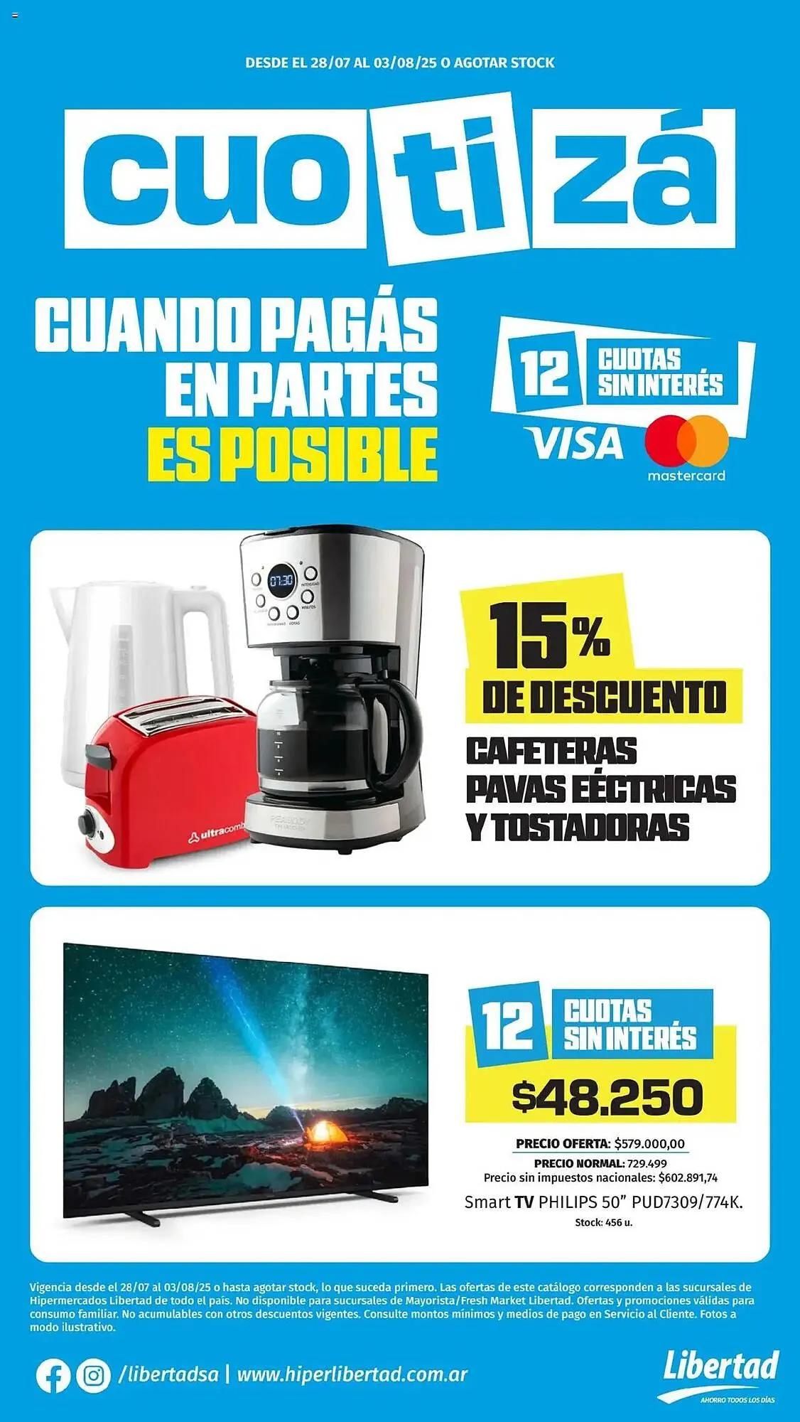 Ofertas de Catálogo Hipermercado Libertad 28 de julio al 4 de agosto 2025 - Página 1 del catálogo