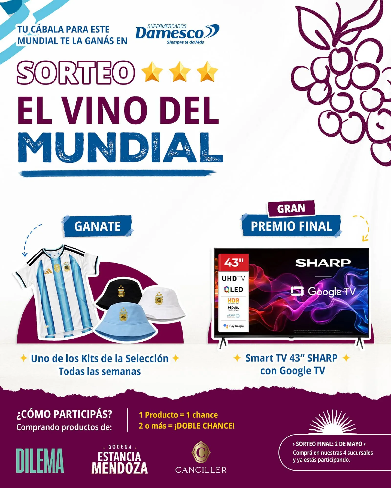 Ofertas de Catálogo Supermercados Damesco 6 de abril al 7 de abril 2026 - Página 1 del catálogo