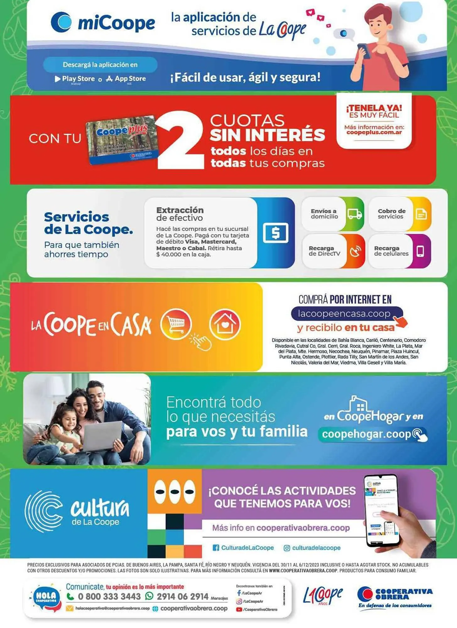 Ofertas de Catálogo Cooperativa Obrera 1 de diciembre al 6 de diciembre 2023 - Página 18 del catálogo