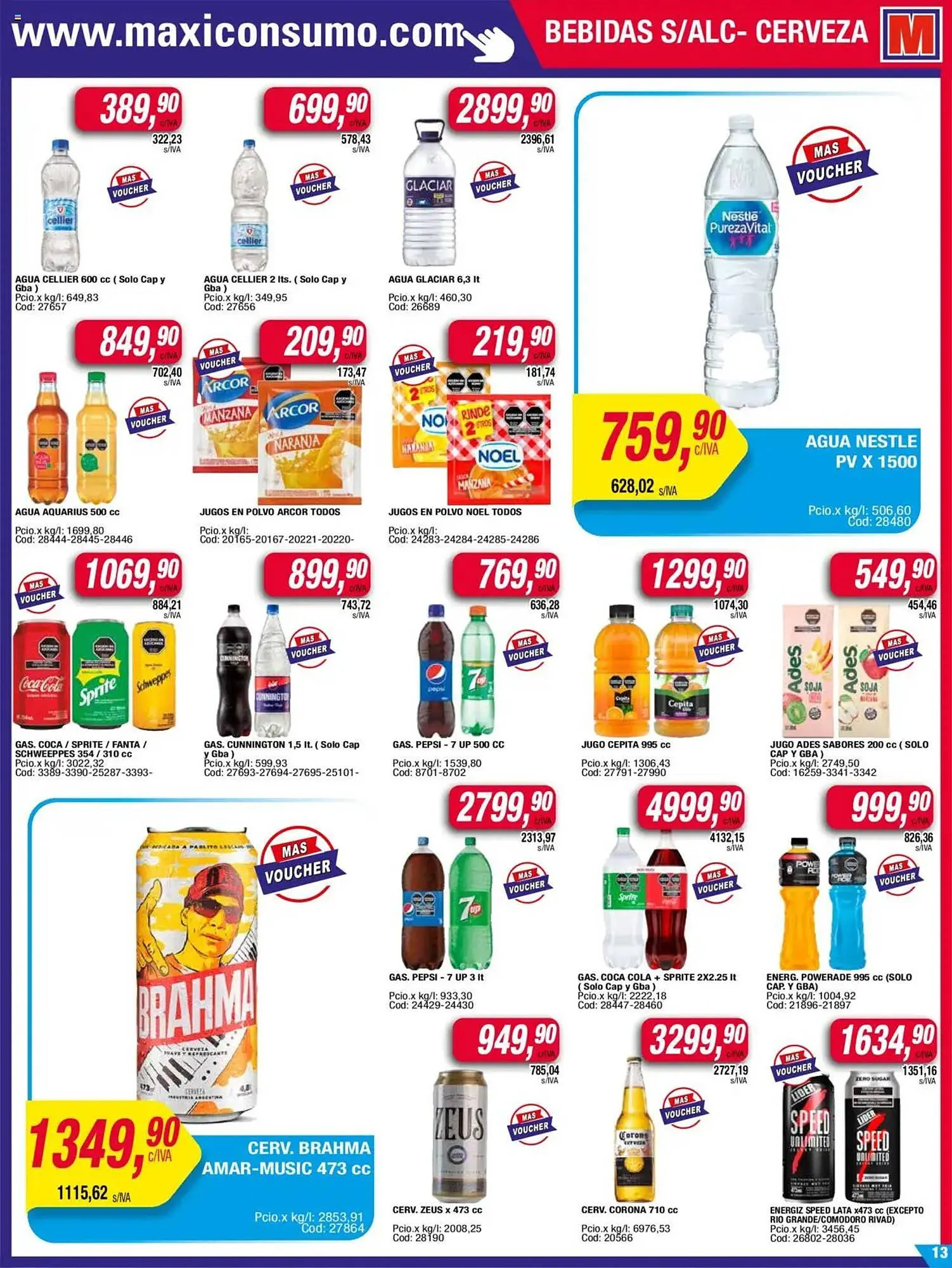Ofertas de Catálogo Maxiconsumo 31 de marzo al 6 de abril 2025 - Página 13 del catálogo