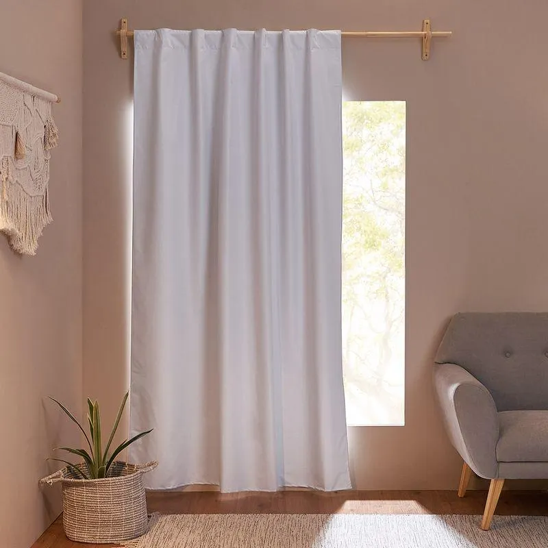 Cortina de Ambiente Blackout Rústico