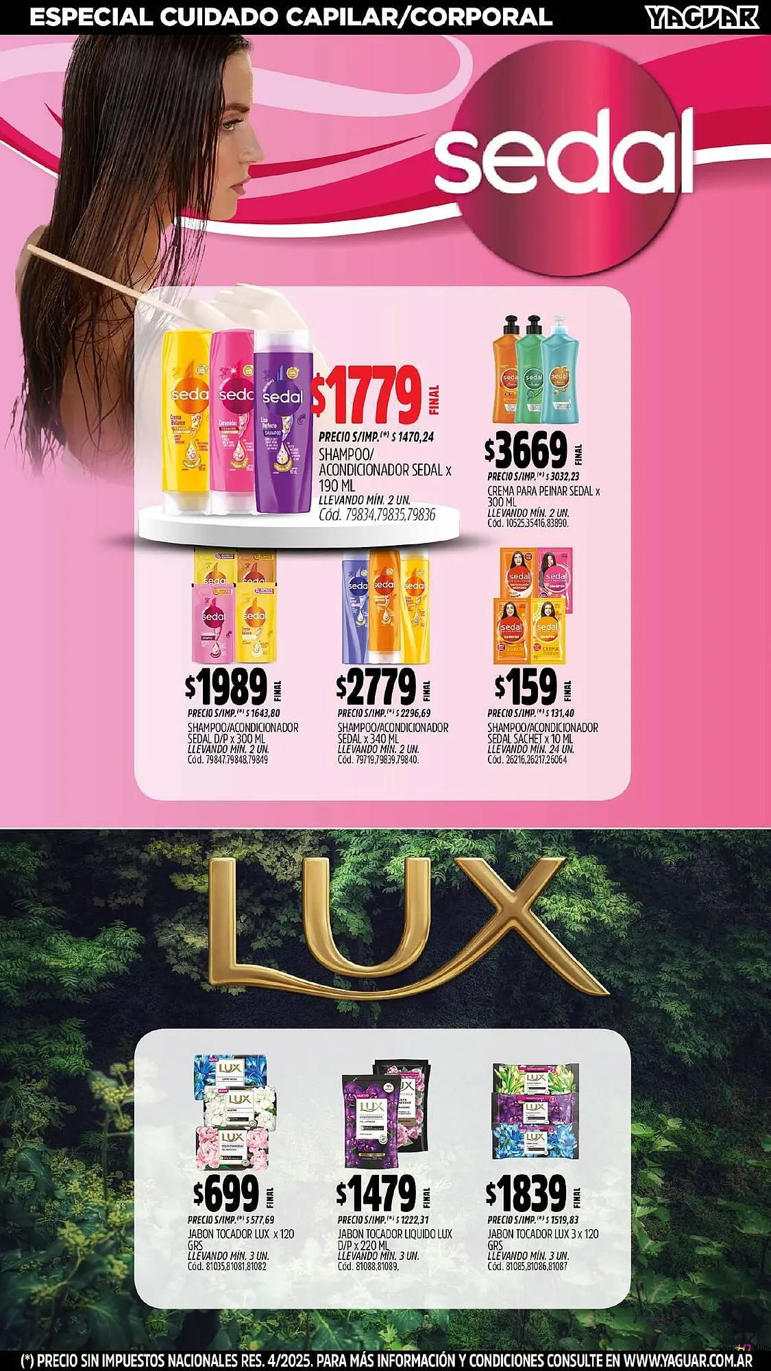 Ofertas de Catálogo Supermercados Yaguar 11 de agosto al 18 de agosto 2025 - Página 18 del catálogo