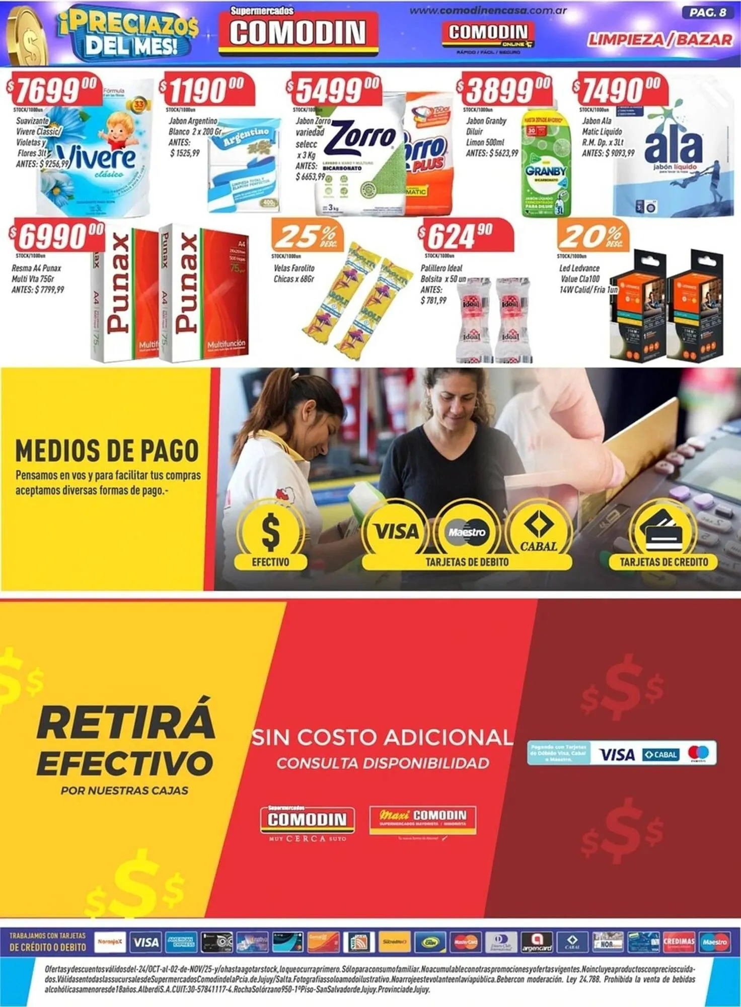 Ofertas de Catálogo Supermercados Comodin 25 de octubre al 8 de noviembre 2025 - Página 8 del catálogo