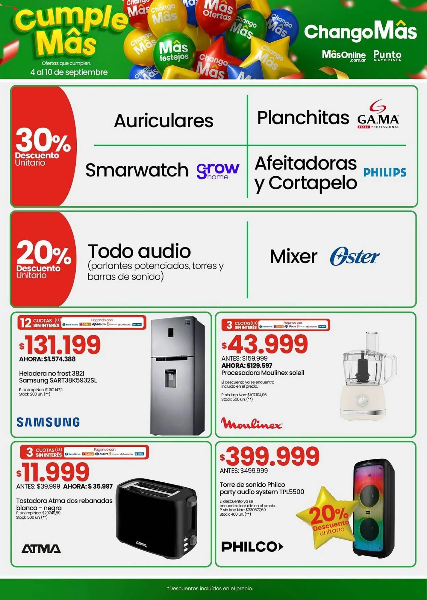 Ofertas de Catálogo Punto Mayorista 4 de septiembre al 14 de septiembre 2025 - Página 2 del catálogo