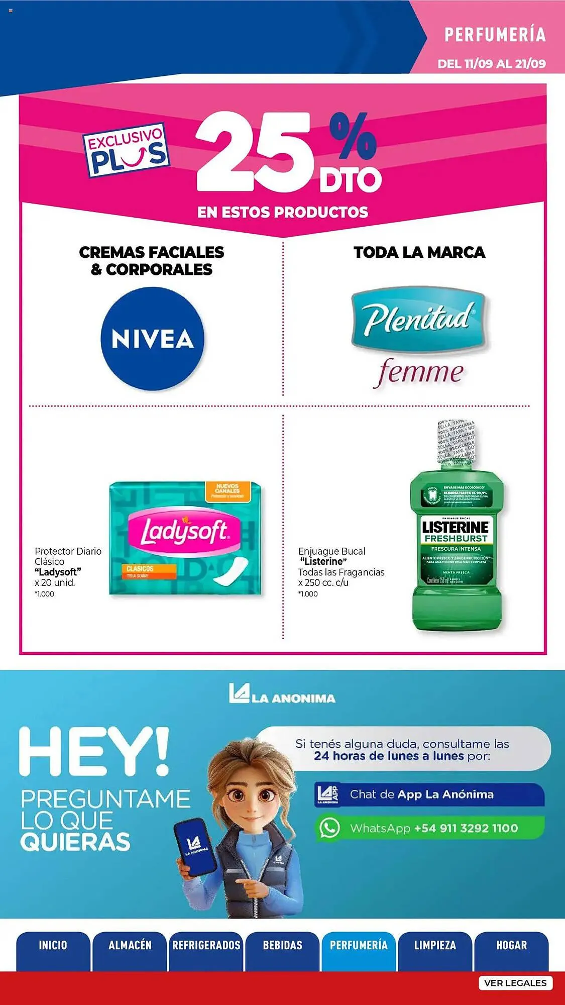 Ofertas de Catálogo La Anonima 11 de septiembre al 21 de septiembre 2025 - Página 29 del catálogo