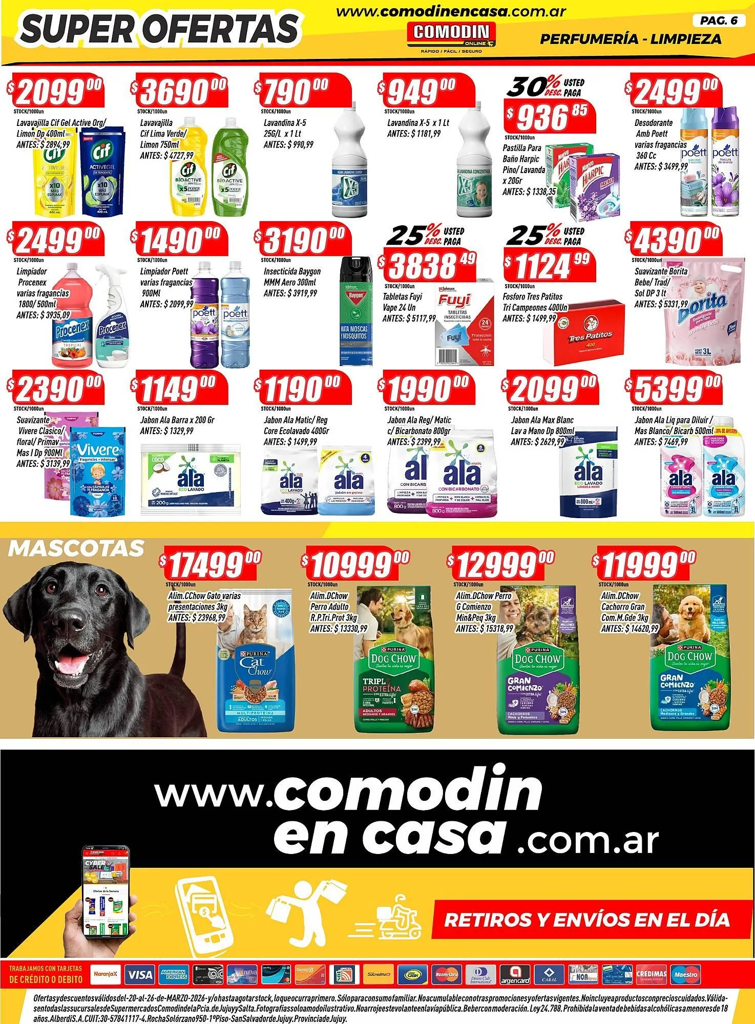 Ofertas de Catálogo Supermercados Comodin 20 de marzo al 26 de marzo 2026 - Página 6 del catálogo