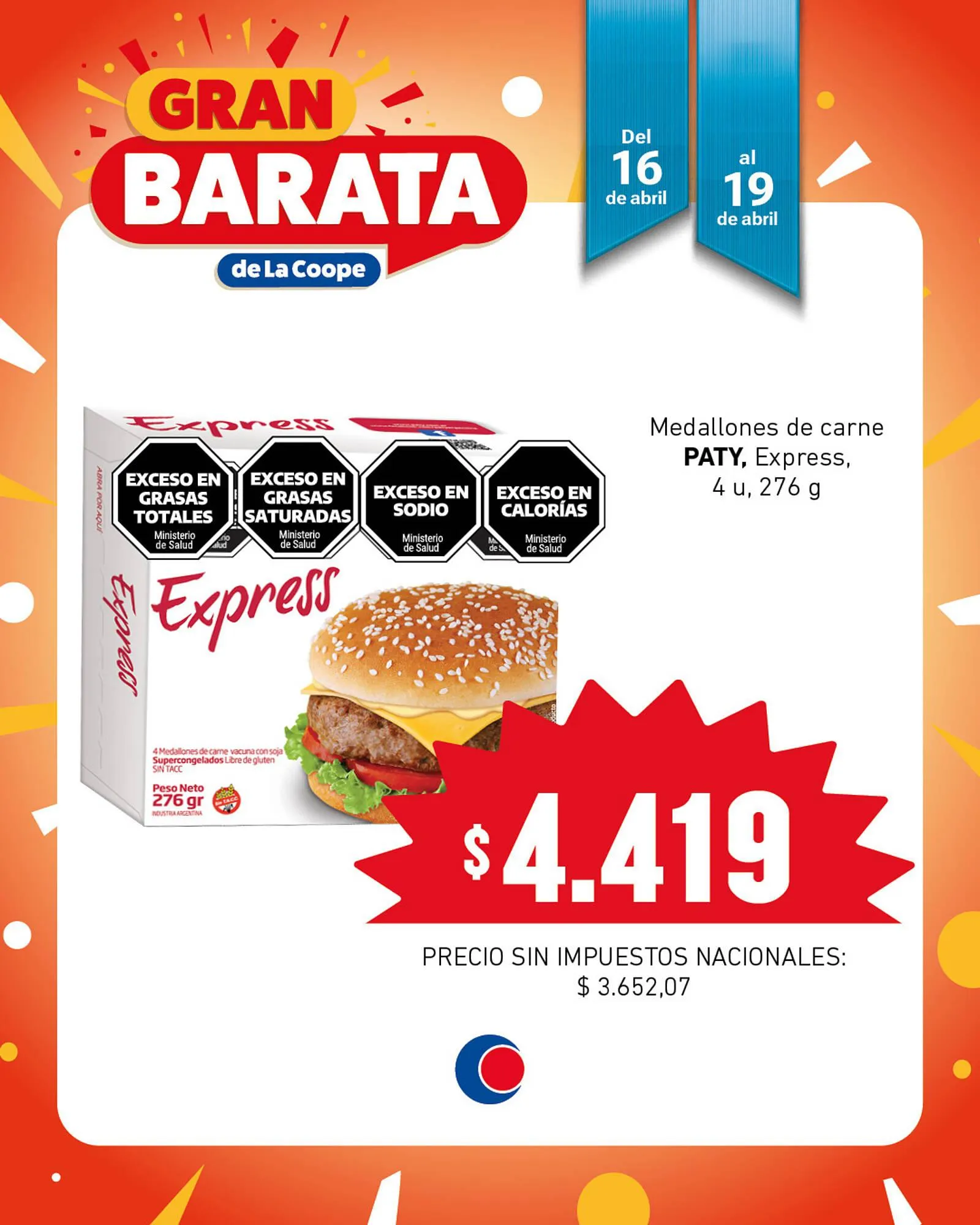 Ofertas de Catálogo Cooperativa Obrera 16 de abril al 19 de abril 2026 - Página 4 del catálogo